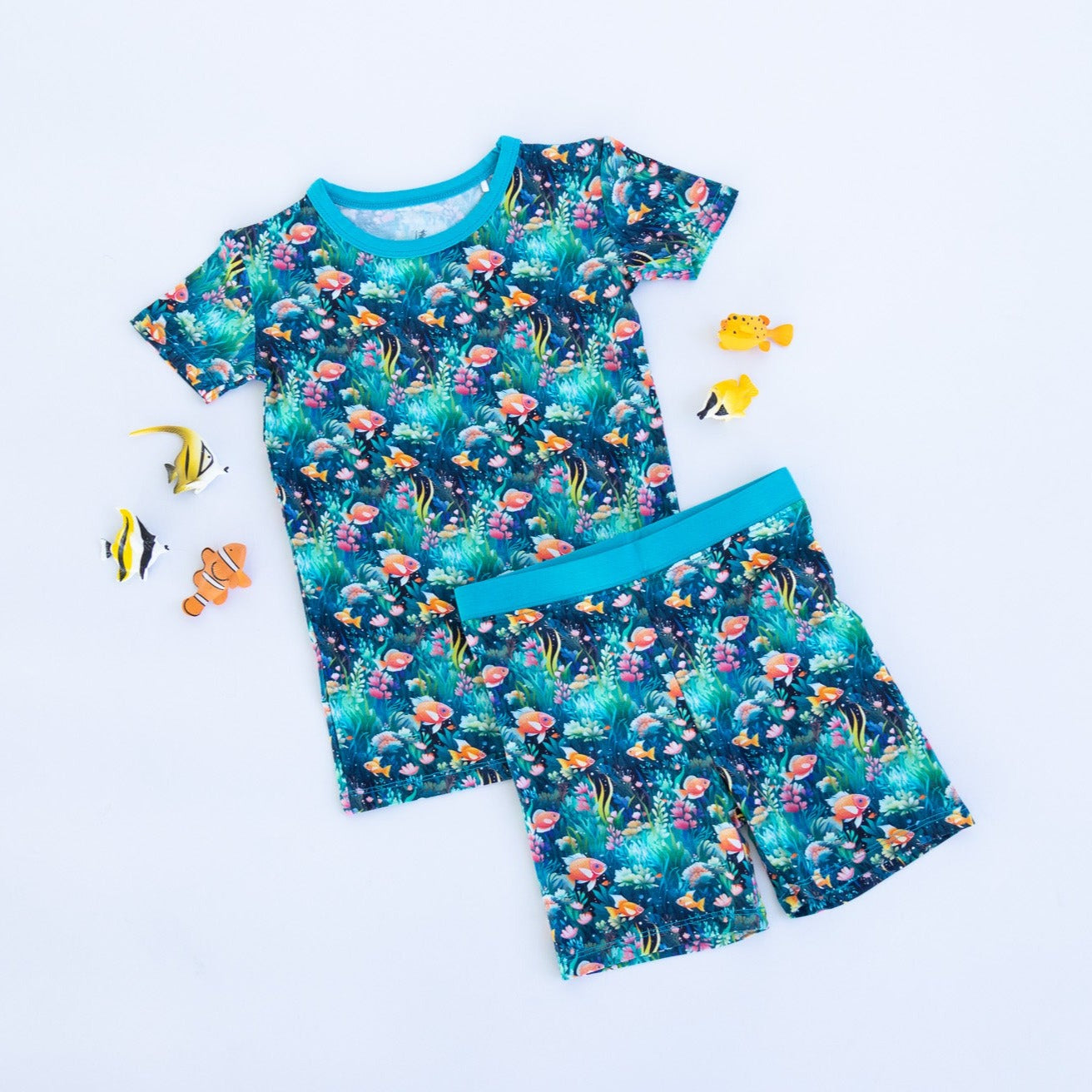 UNDER THE SEA | Kid's Two Piece Bamboo Sets | READY TO SHIP