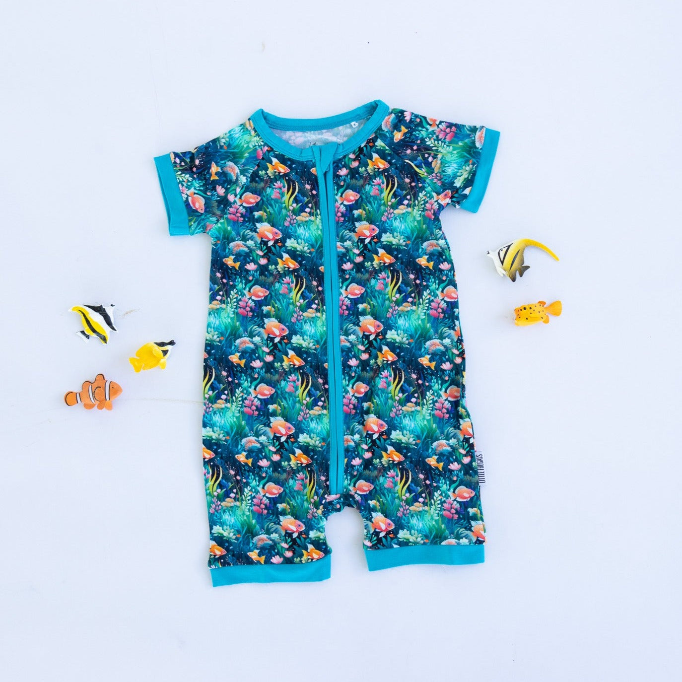 UNDER THE SEA | Shortie Romper | READY TO SHIP