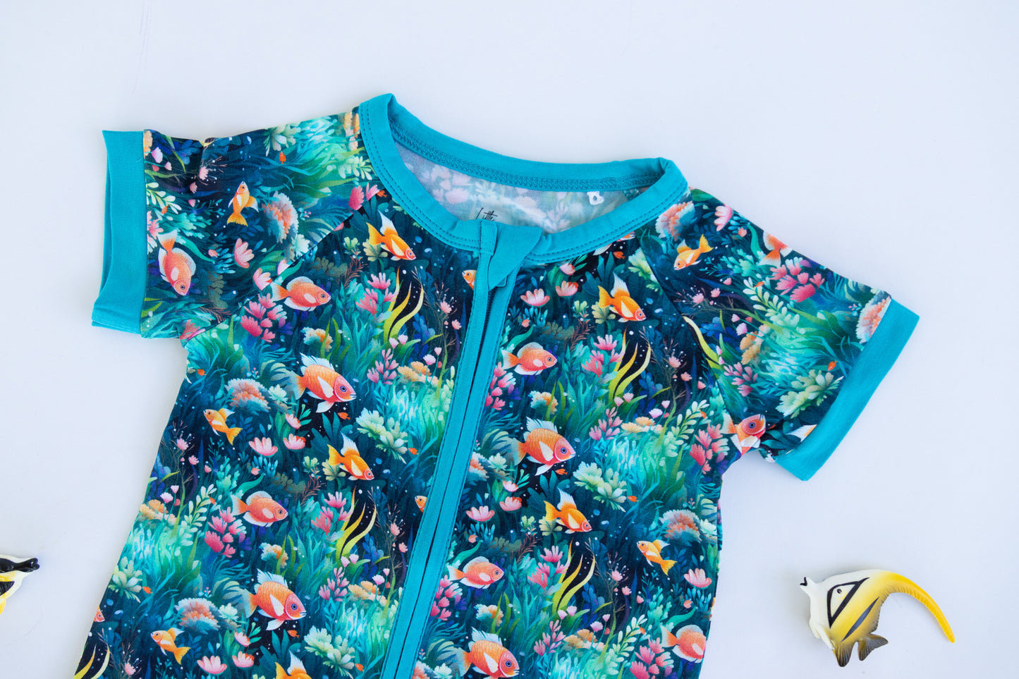 UNDER THE SEA | Shortie Romper | READY TO SHIP