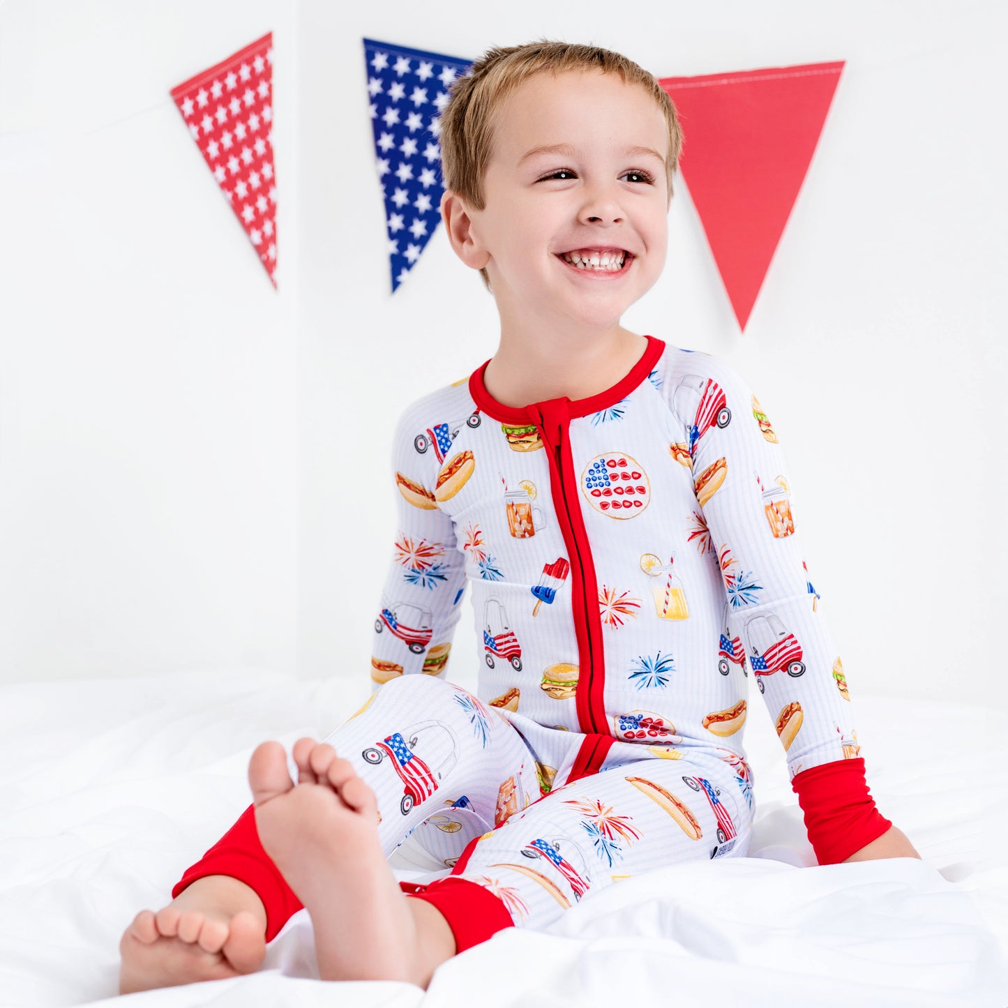 AMERICAN DREAMS | Upgraded Convertible Zippy Rompers