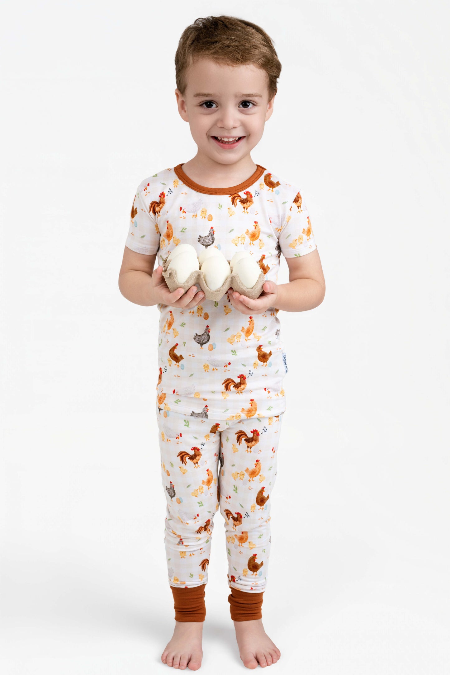 BACKYARD CHICKENS | Kid's Two Piece Bamboo Sets | READY TO SHIP