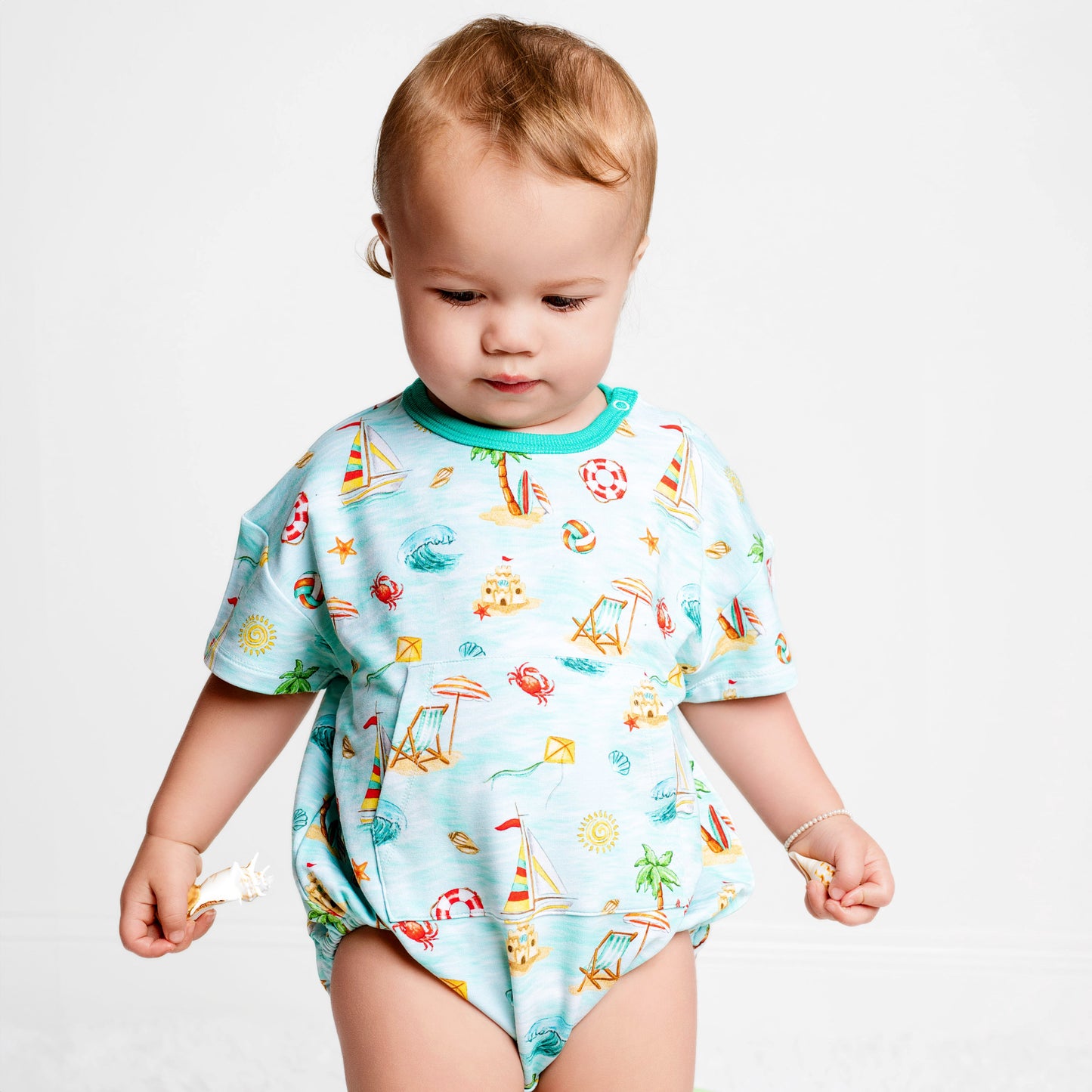 BEACH DAY | BUBBLE ROMPER