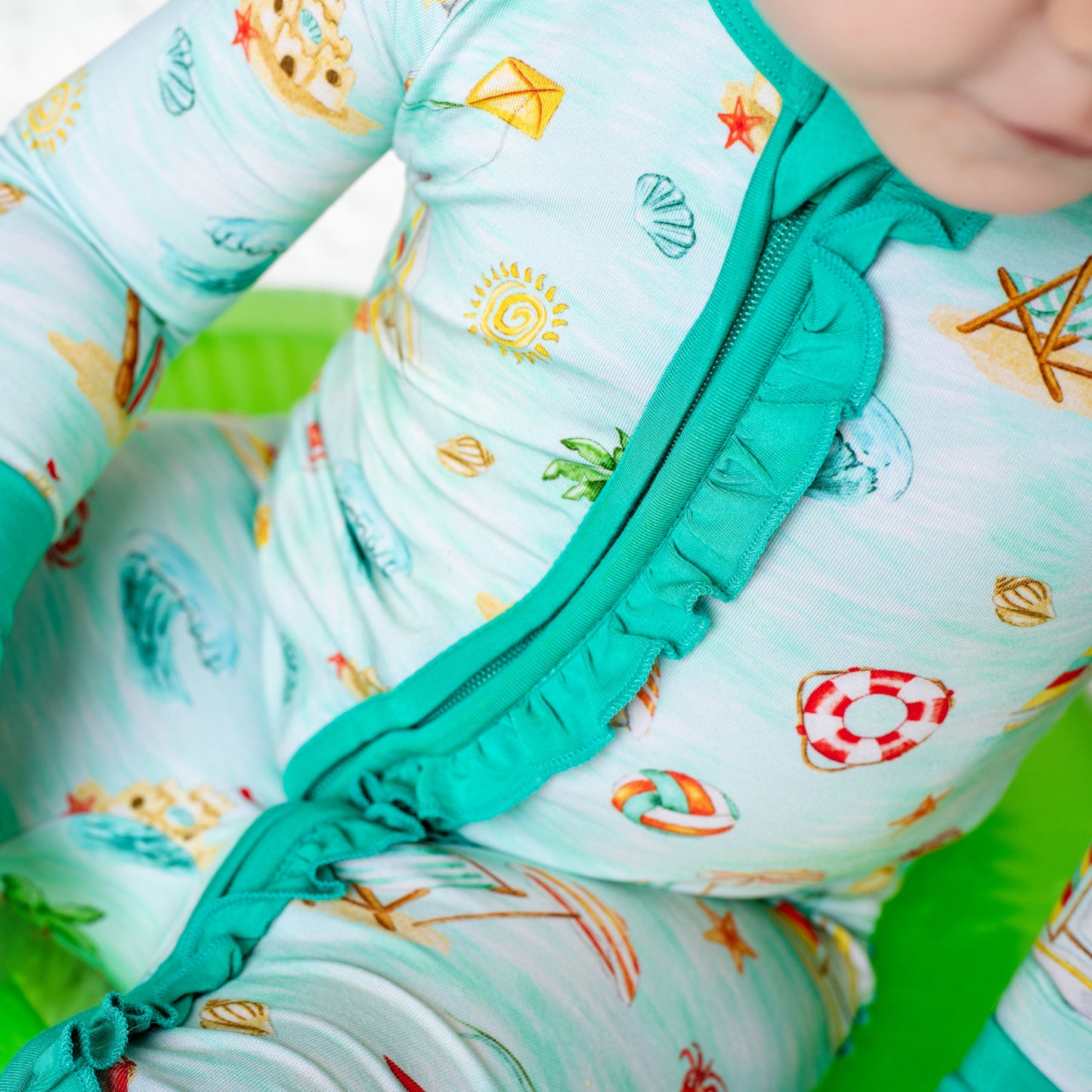 BEACH DAY | Upgraded Convertible Zippy Rompers