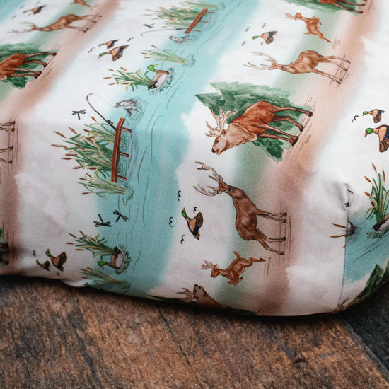 BACKWOODS BUDDIES | STANDARD CRIB SHEETS | READY TO SHIP