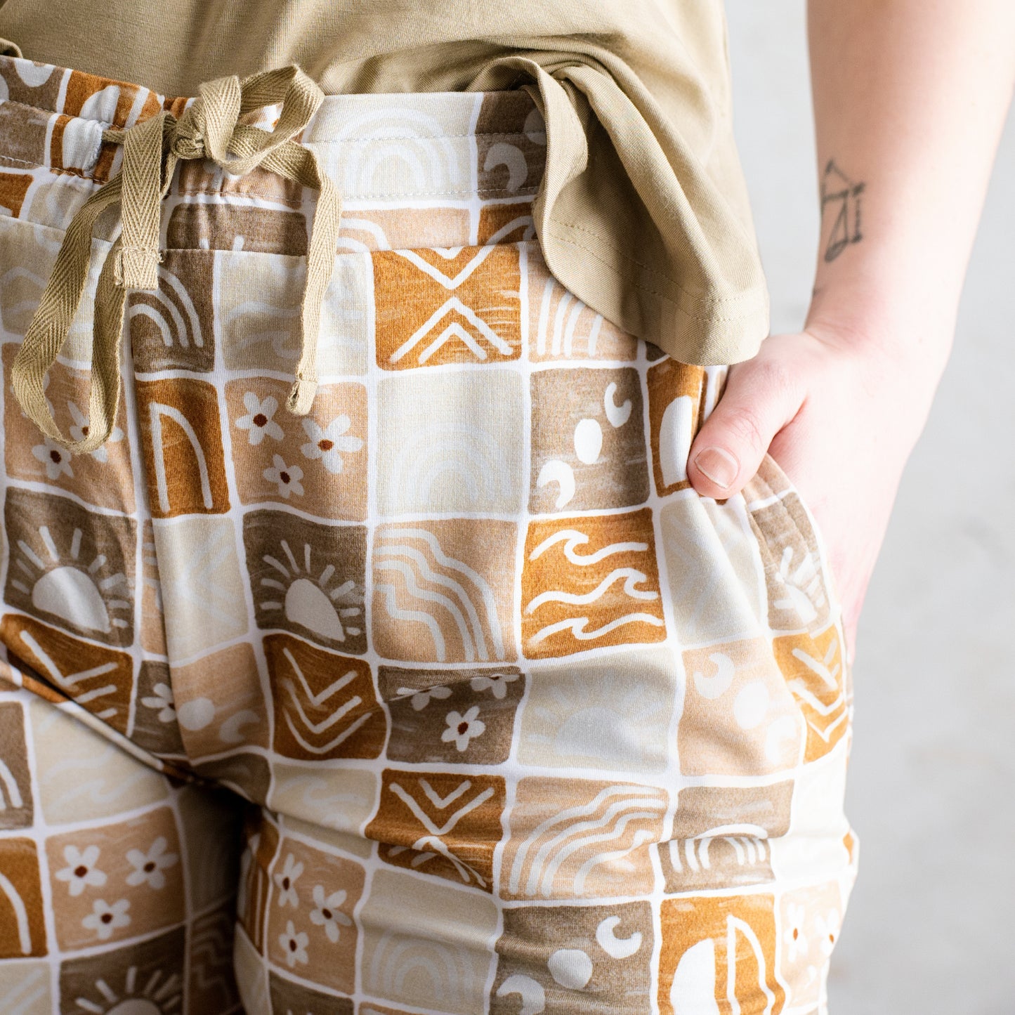 BOHO TILES | WOMEN'S SHORTS SET | READY TO SHIP