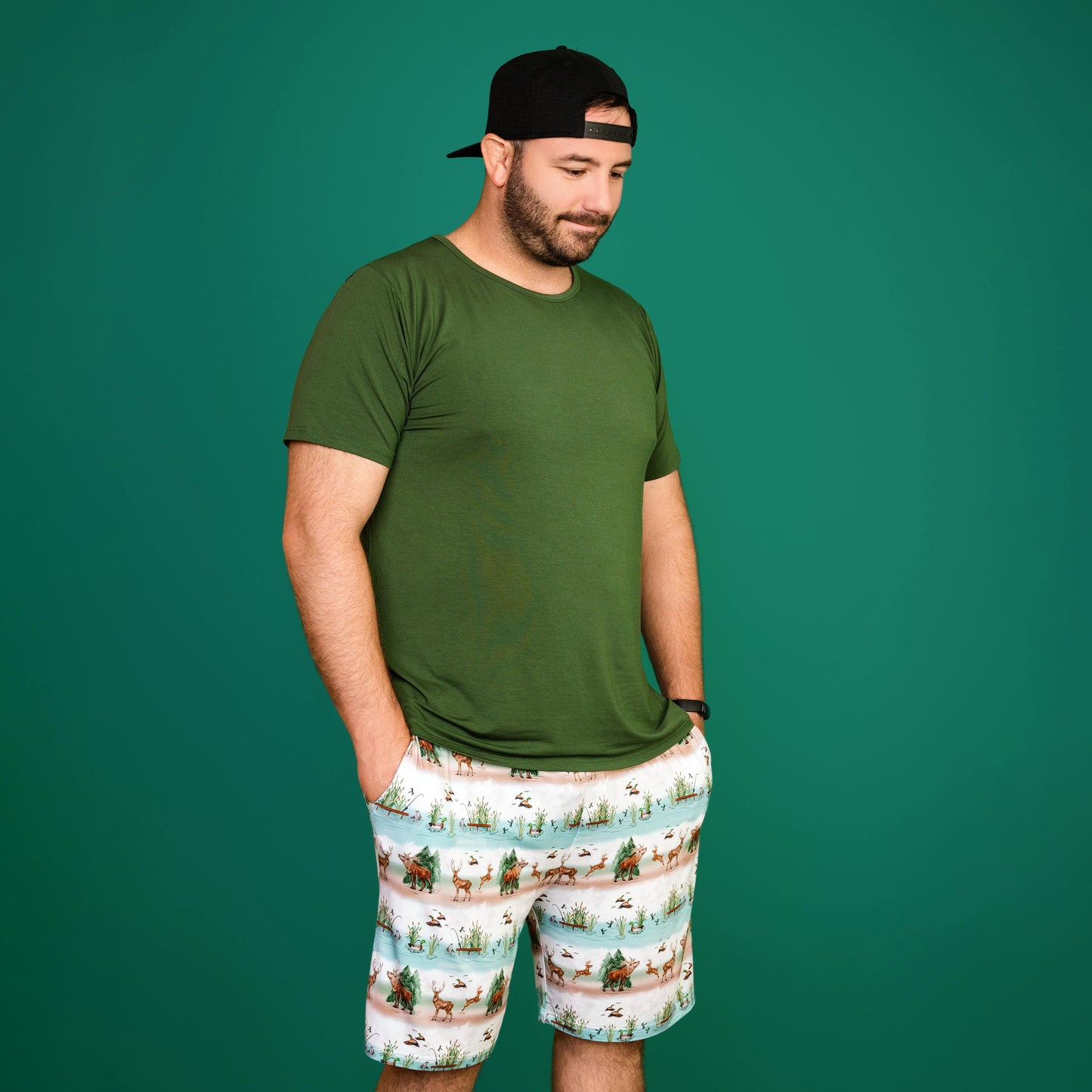 BACKWOODS BUDDIES | Men's Tee + Shorts Set | READY TO SHIP