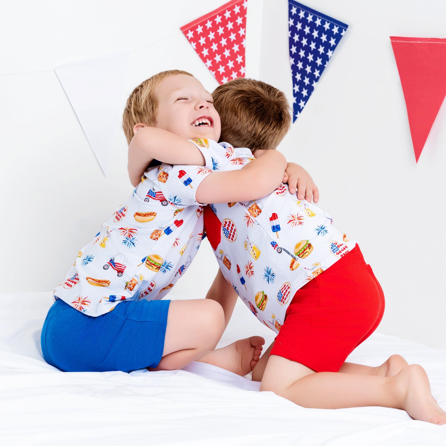 AMERICAN DREAMS | DAYWEAR TERRY TEE + SHORTS SET | READY TO SHIP