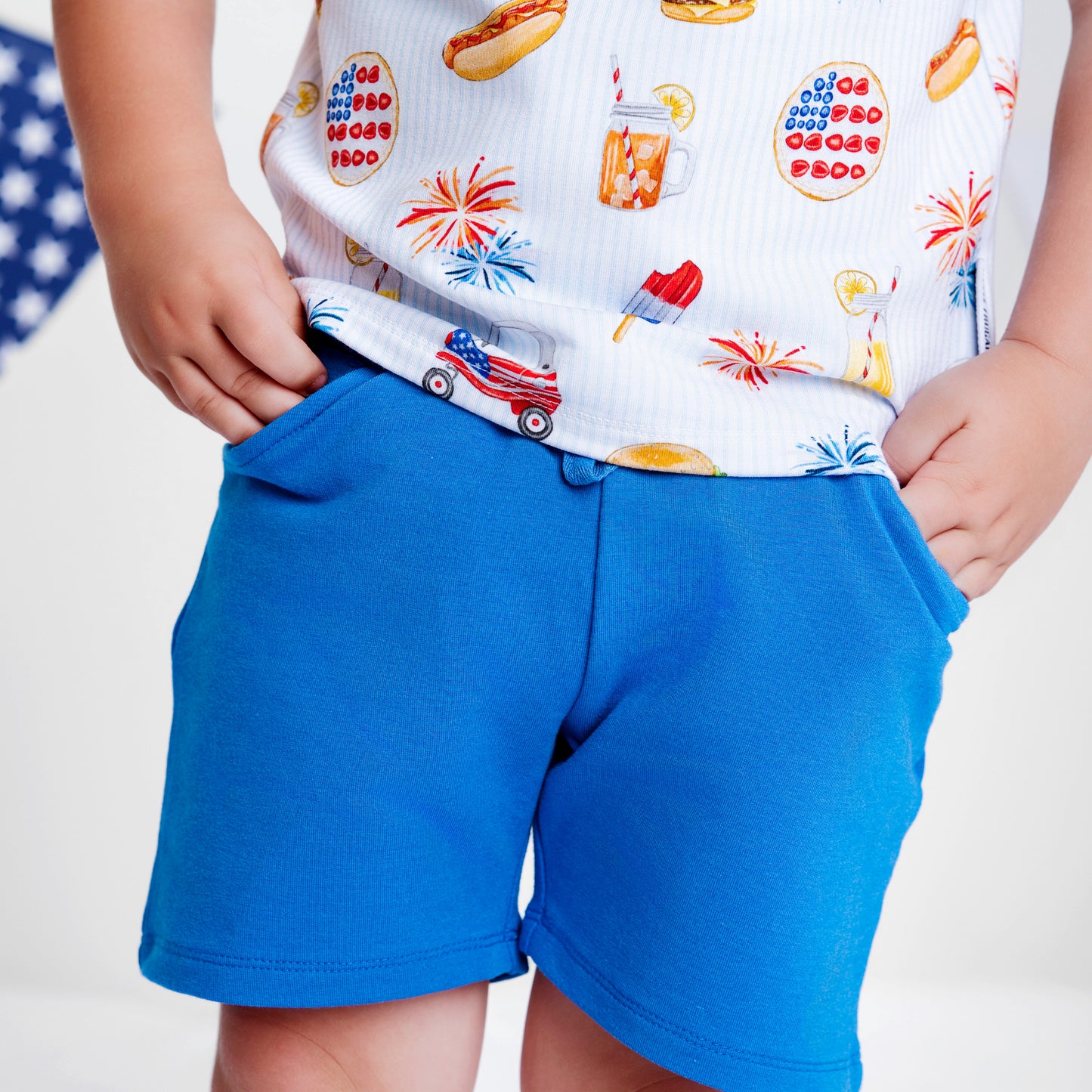 AMERICAN DREAMS | DAYWEAR TERRY TEE + SHORTS SET | READY TO SHIP