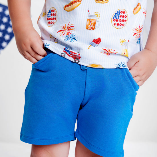 AMERICAN DREAMS | DAYWEAR TERRY TEE + SHORTS SET | READY TO SHIP