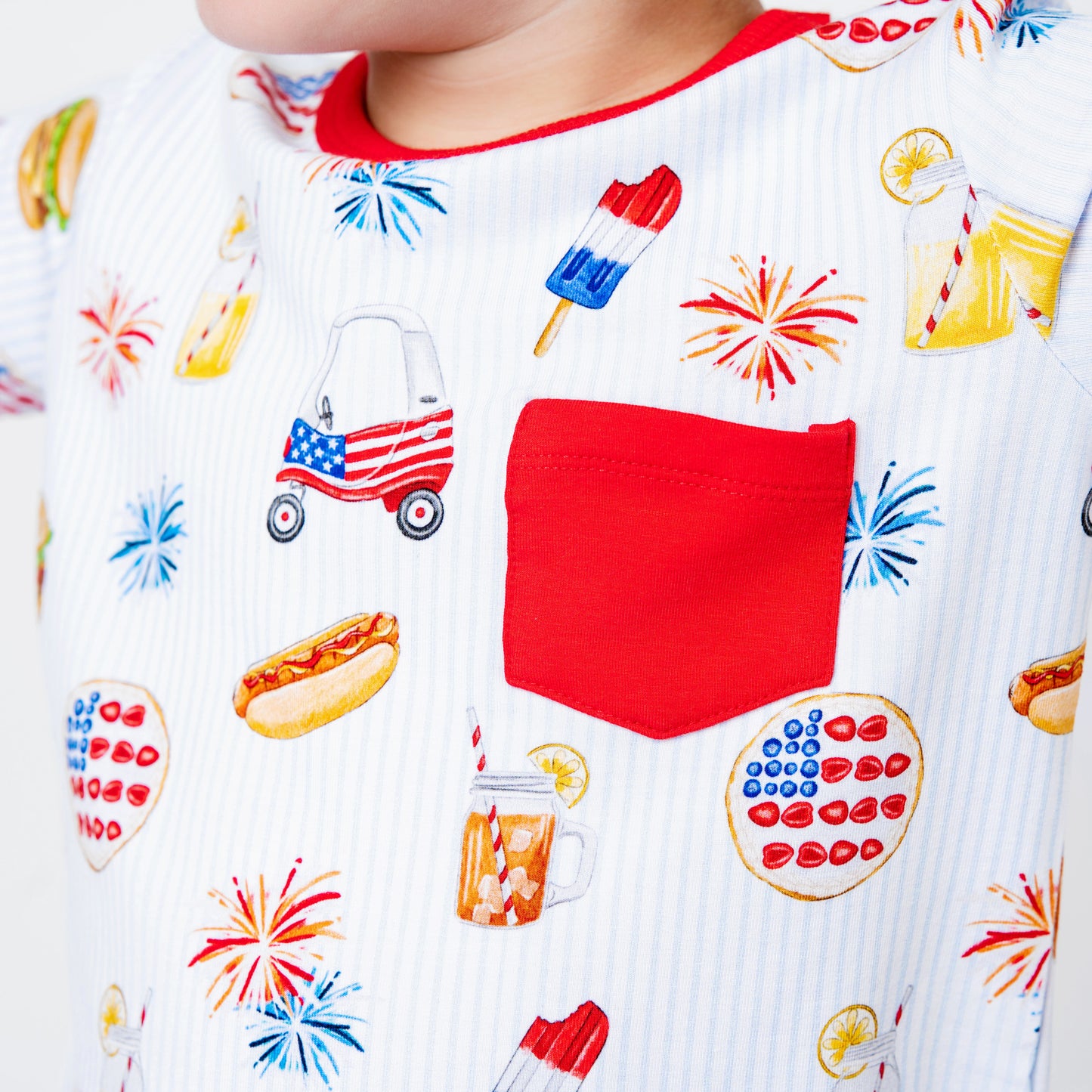 AMERICAN DREAMS | DAYWEAR TERRY TEE + SHORTS SET | READY TO SHIP