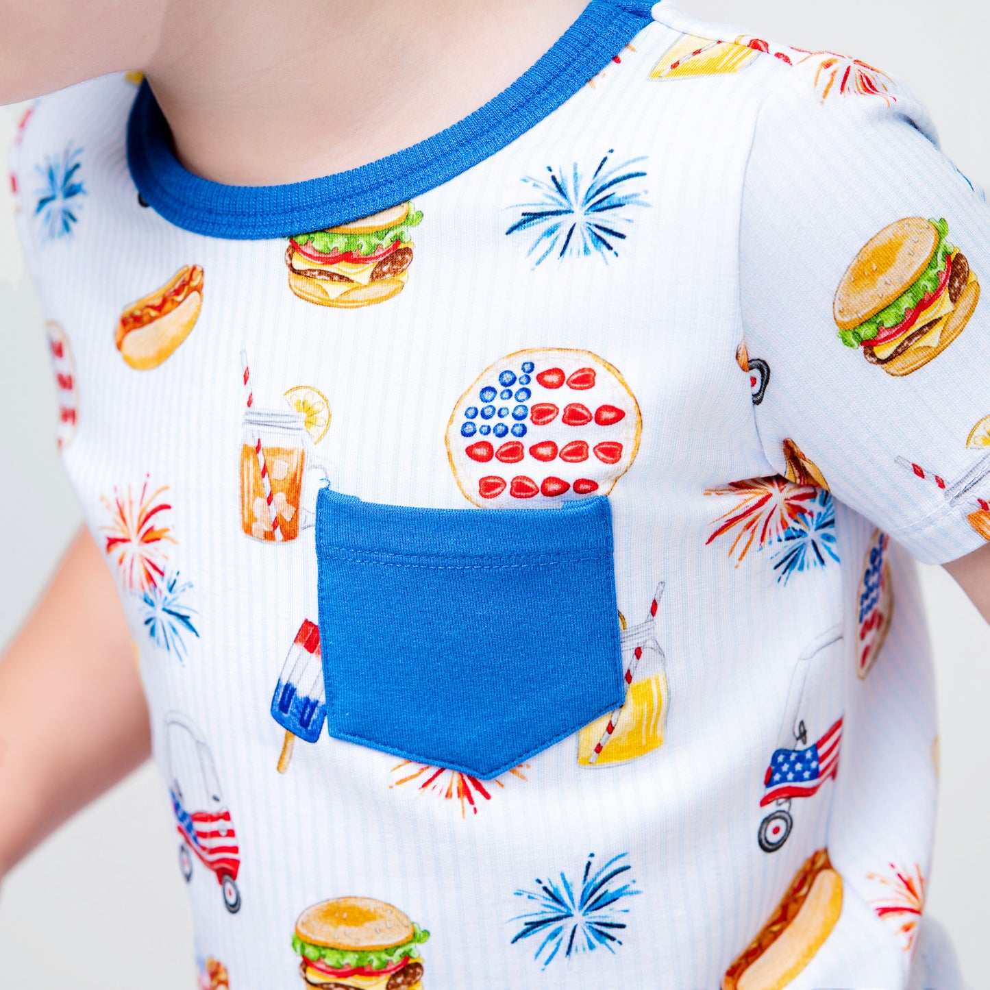 AMERICAN DREAMS | DAYWEAR TERRY TEE + SHORTS SET | READY TO SHIP