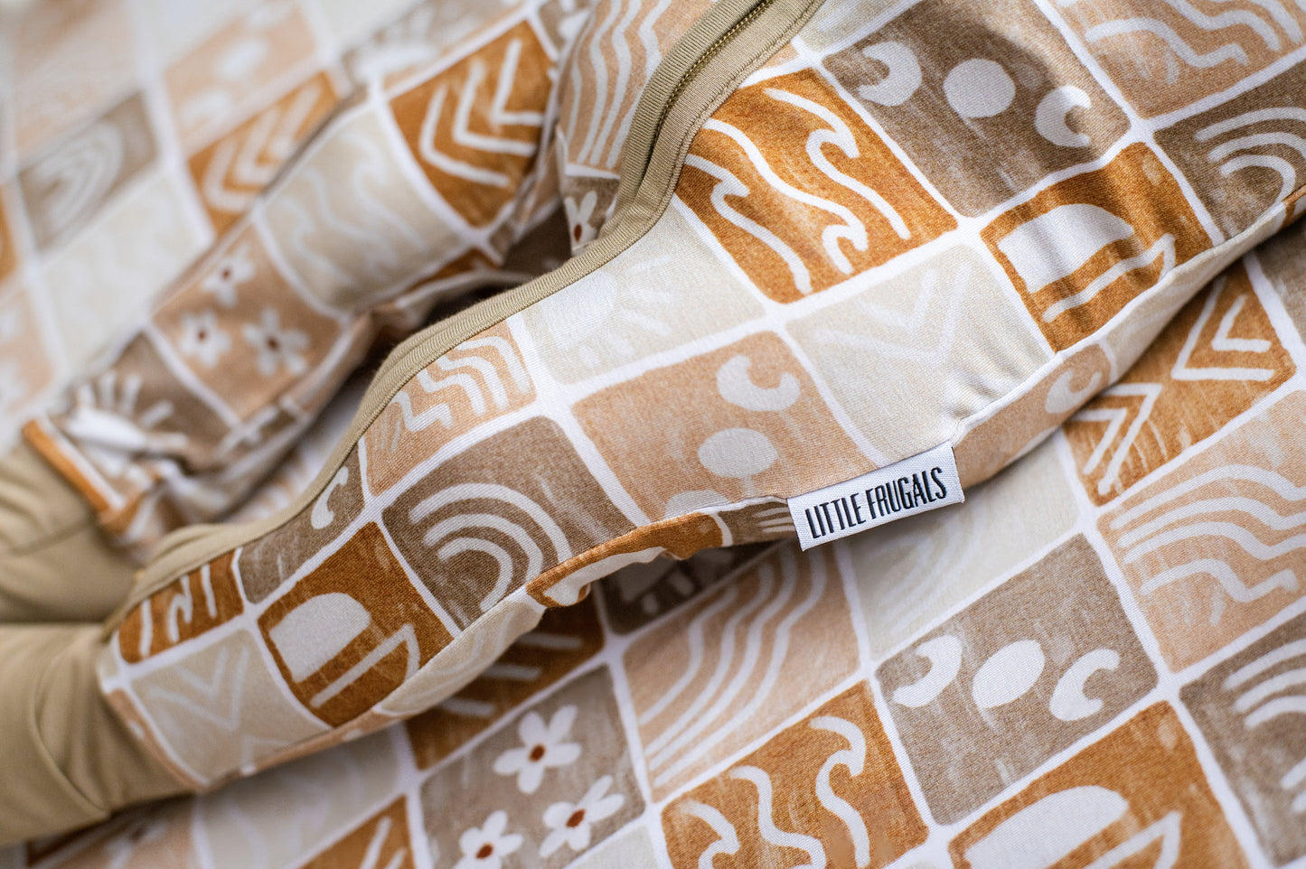 BOHO TILES  | CONVERTIBLE DOUBLE ZIPPER ROMPER | READY TO SHIP