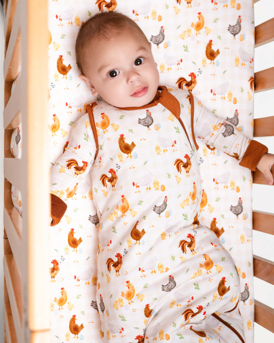 BACKYARD CHICKENS | CRIB SHEETS | READY TO SHIP