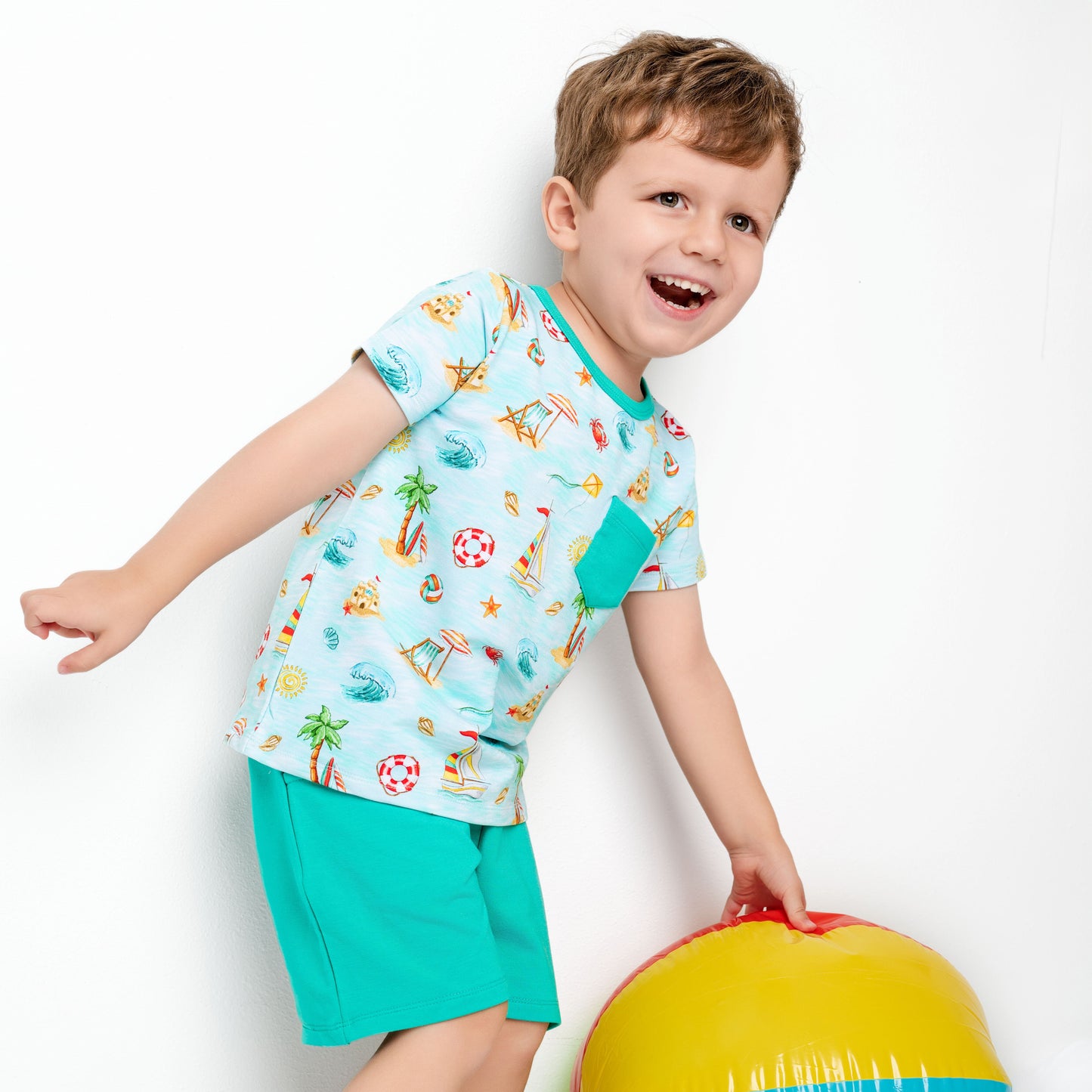 BEACH DAY | DAYWEAR TERRY TEE + SHORTS SET | READY TO SHIP