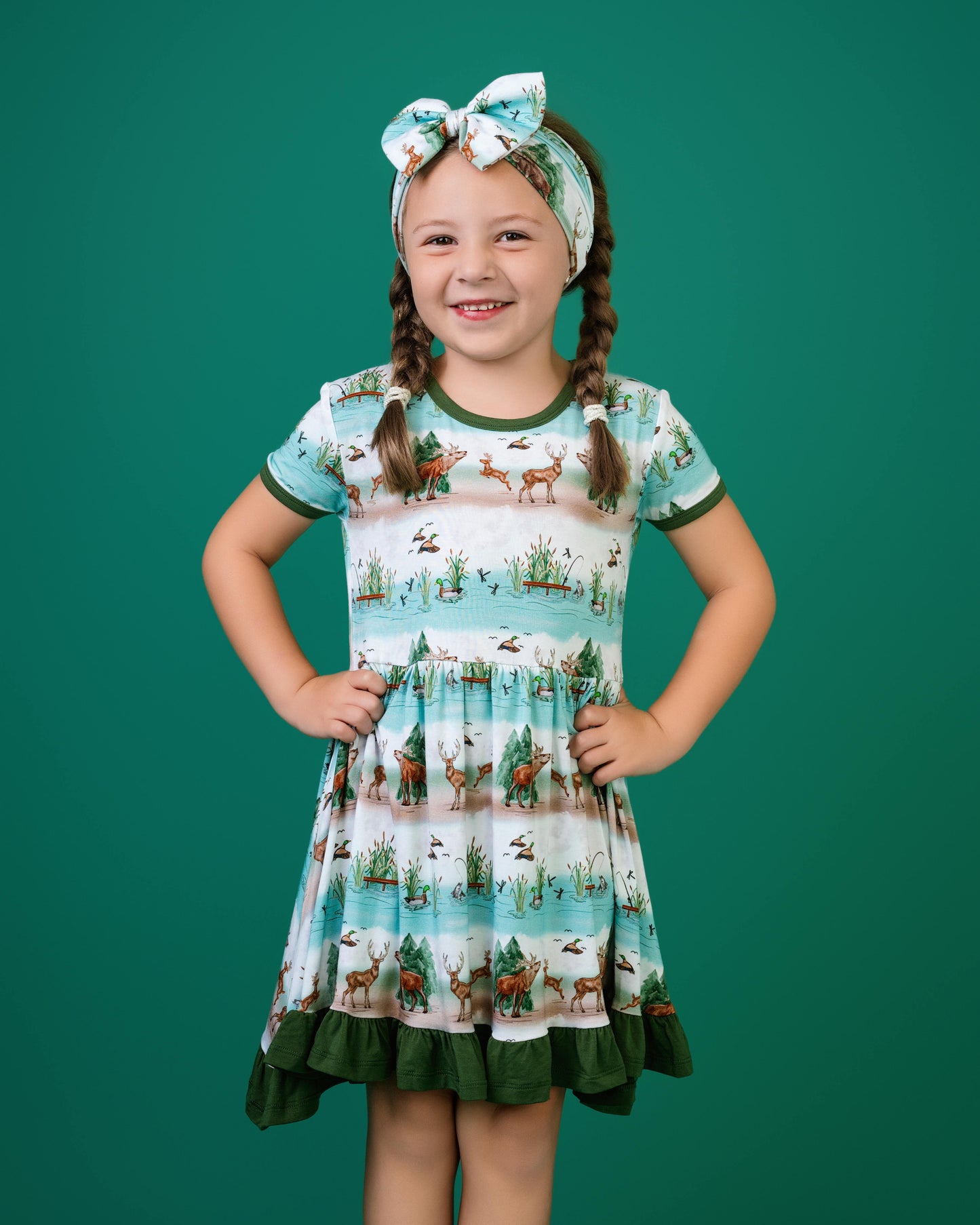 BACKWOODS BUDDIES | TWIRL DRESS | READY TO SHIP