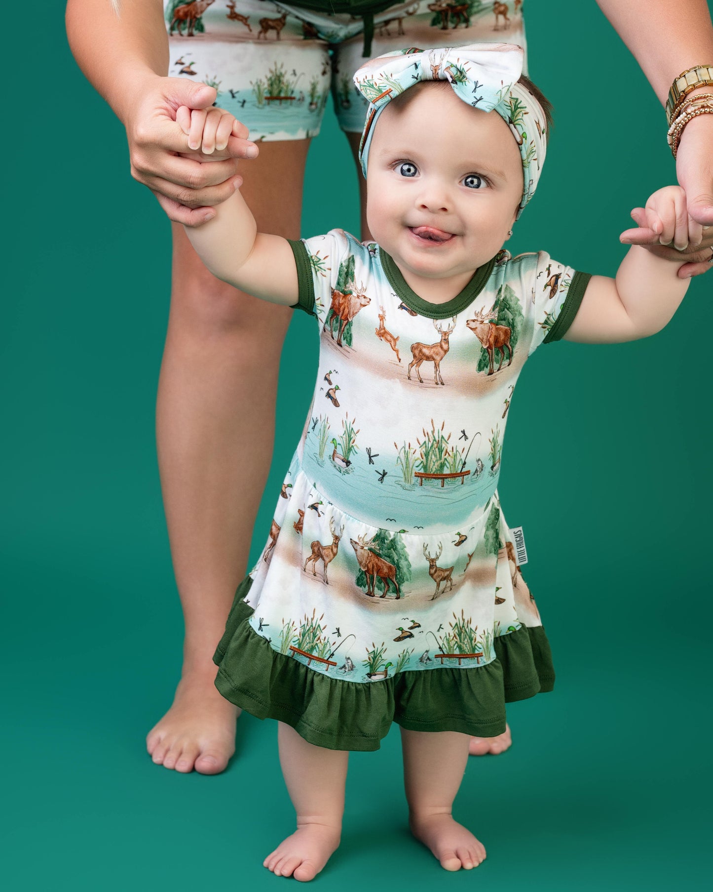 BACKWOODS BUDDIES | TWIRL DRESS | READY TO SHIP