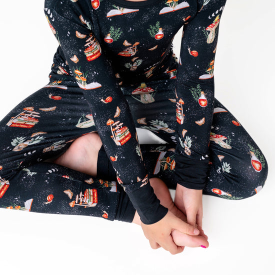 COTTAGECORE MUSHROOMS | Kid's LONG SLEEVED Two Piece Bamboo Sets | READY TO SHIP