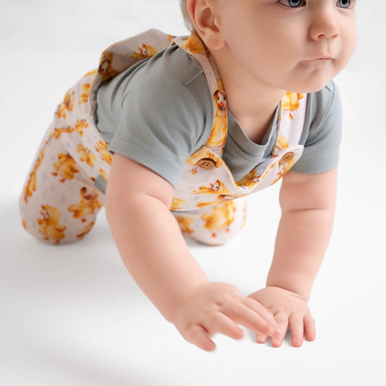 PITTER PATTER | OVERALL SET WITH TEE | READY TO SHIP