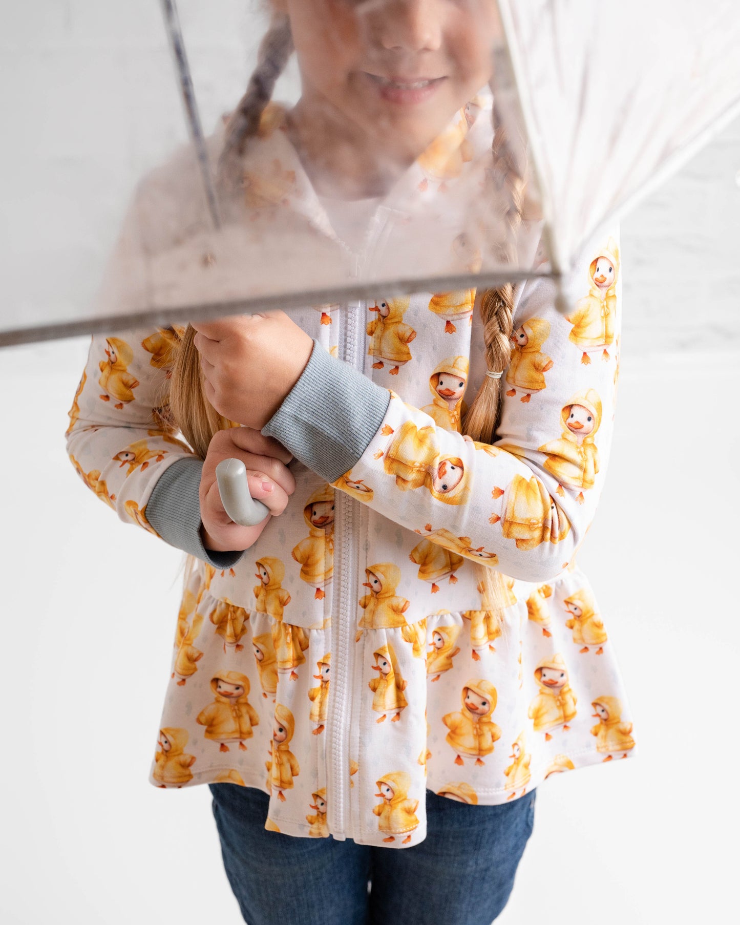 PITTER PATTER | Kid's Zip Ruffle Hoodie | READY TO SHIP