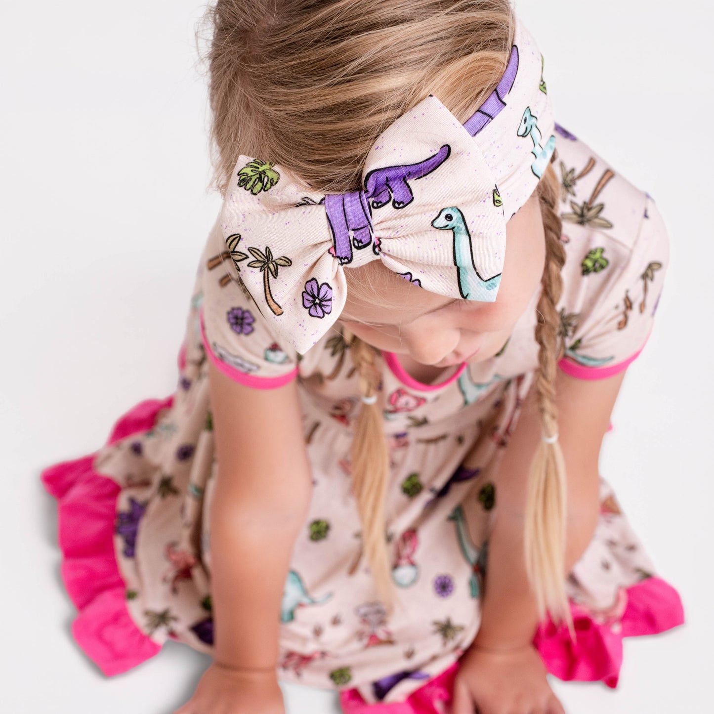 PREHISTORIC PARADISE BOWS | NEUTRAL & PASTEL DINOS | READY TO SHIP