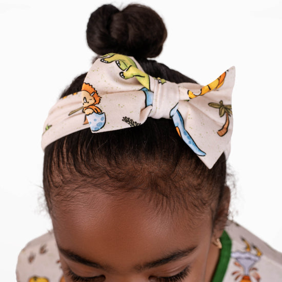 PREHISTORIC PARADISE BOWS | NEUTRAL & PASTEL DINOS | READY TO SHIP