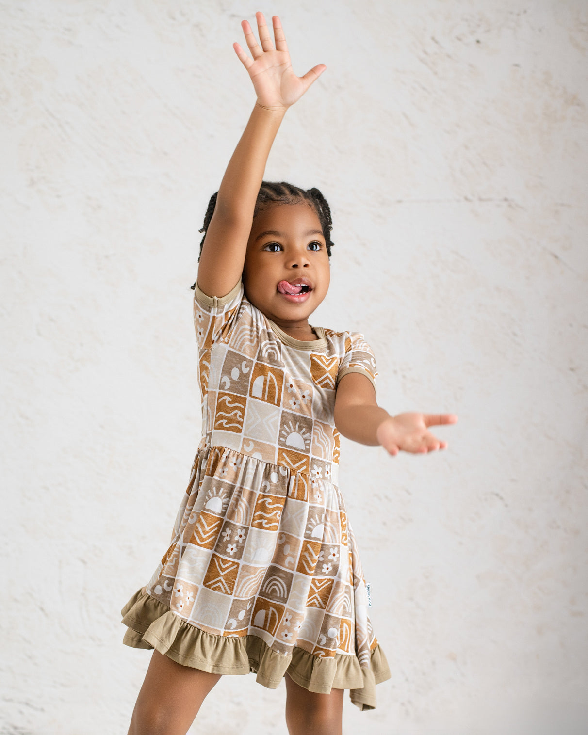 BOHO TILES | TWIRL DRESS | READY TO SHIP