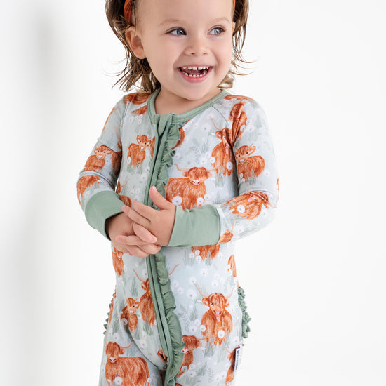 HIGHLAND WISHES | Convertible Double Zip Bamboo Rompers | READY TO SHIP