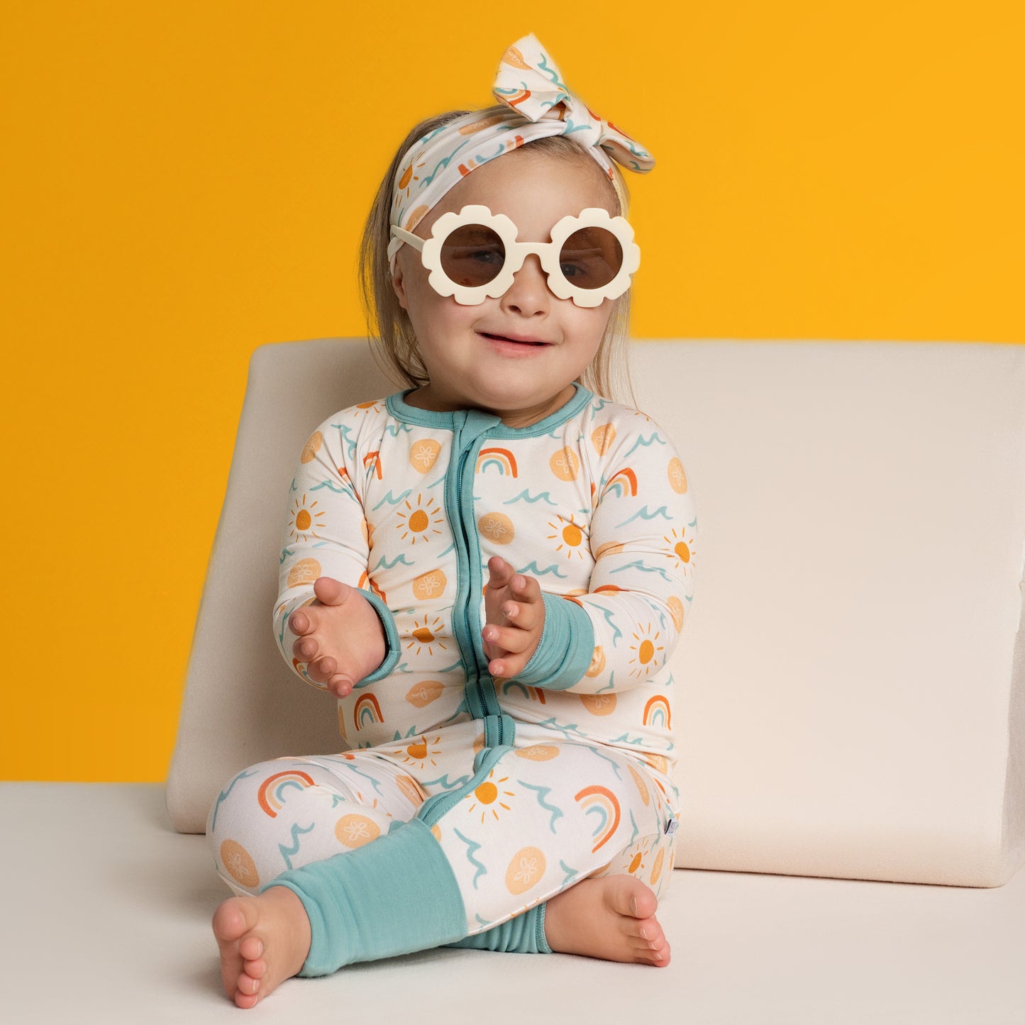 SAND DOLLARS & SUNSHINE | Upgraded Convertible Zippy Rompers | READY TO SHIP