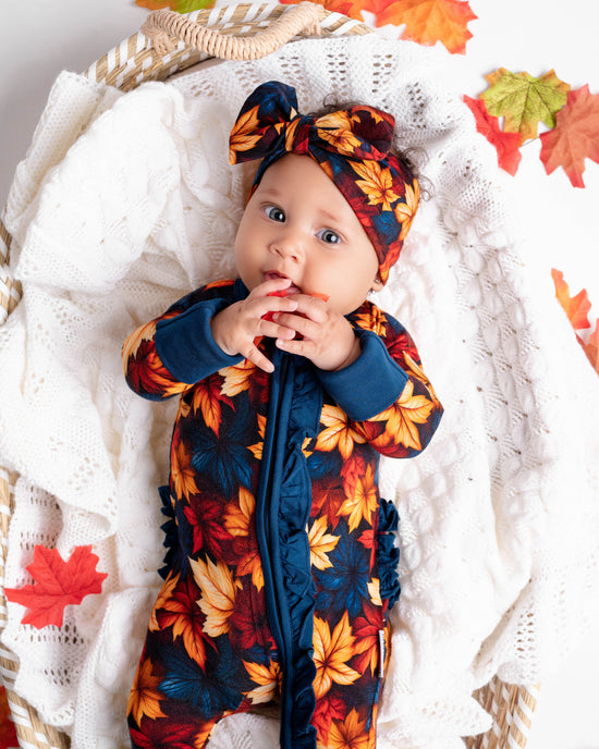 FALL LEAVES | BOWS | READY TO SHIP