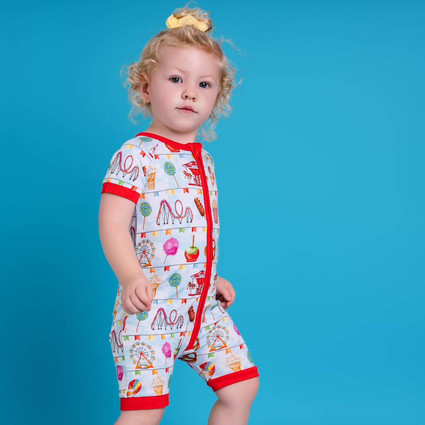 TAKE ME TO THE FAIR | SHORTIE ROMPER | READY TO SHIP