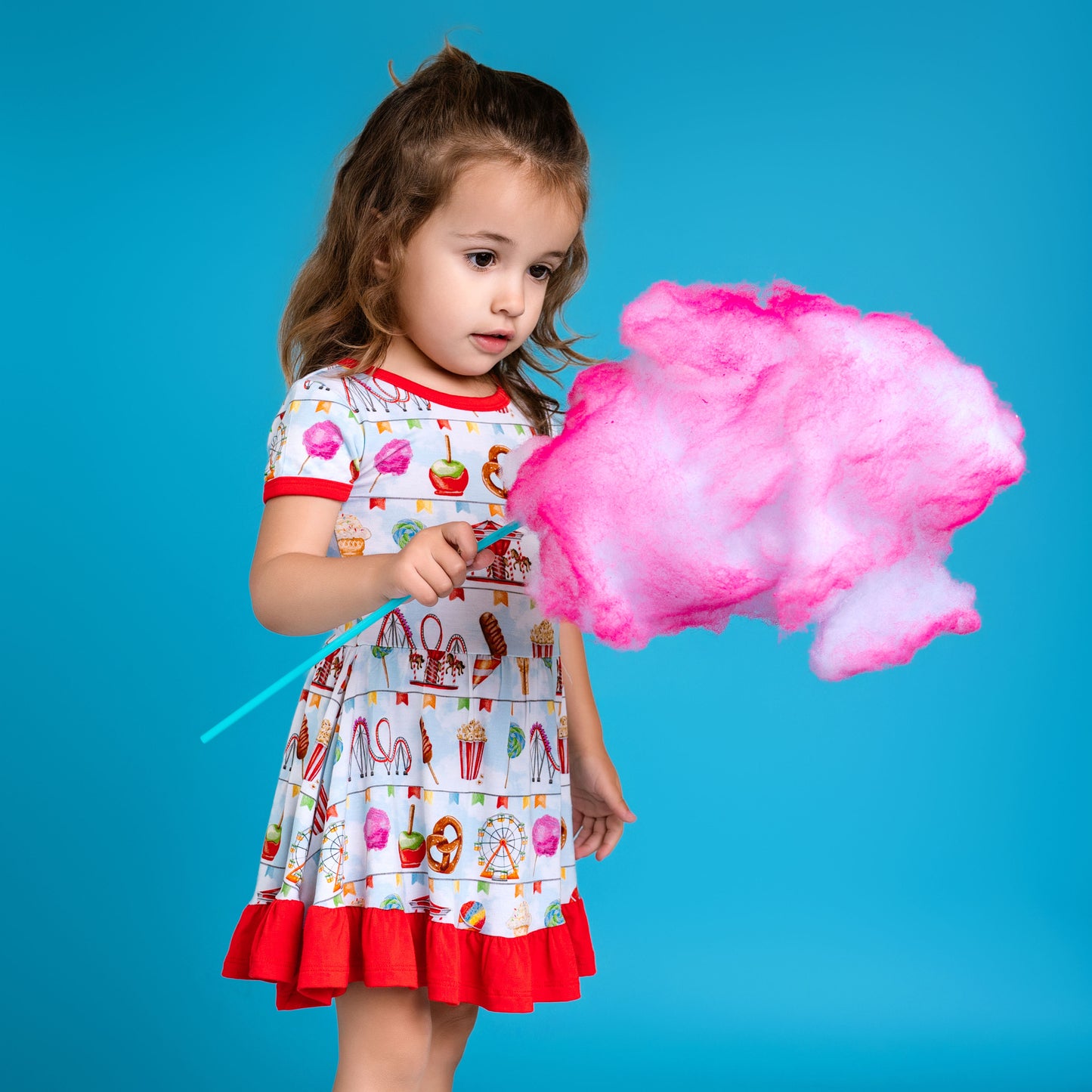 TAKE ME TO THE FAIR | GIRLS TWIRL DRESS | READY TO SHIP