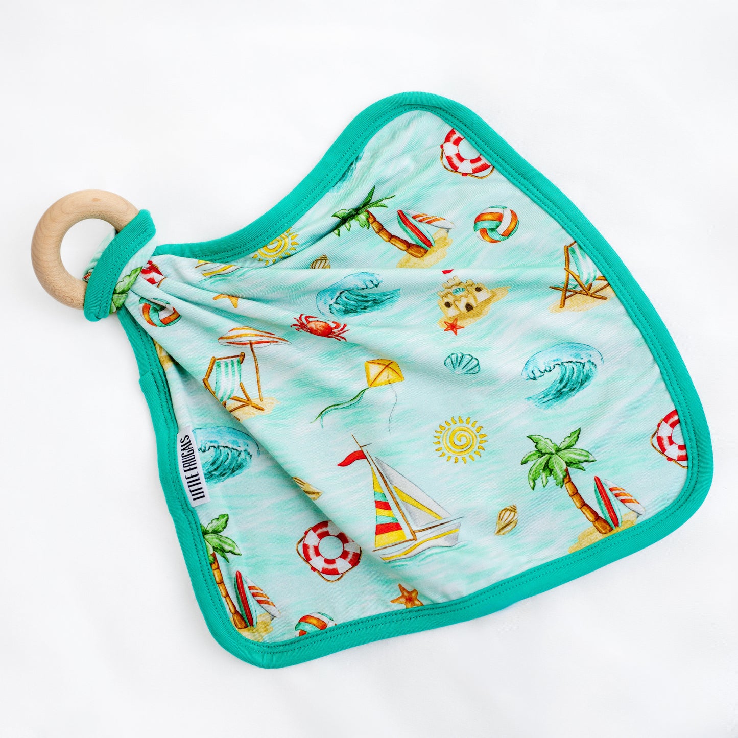 BEACH DAY | Lovie with Wooden Ring | READY TO SHIP