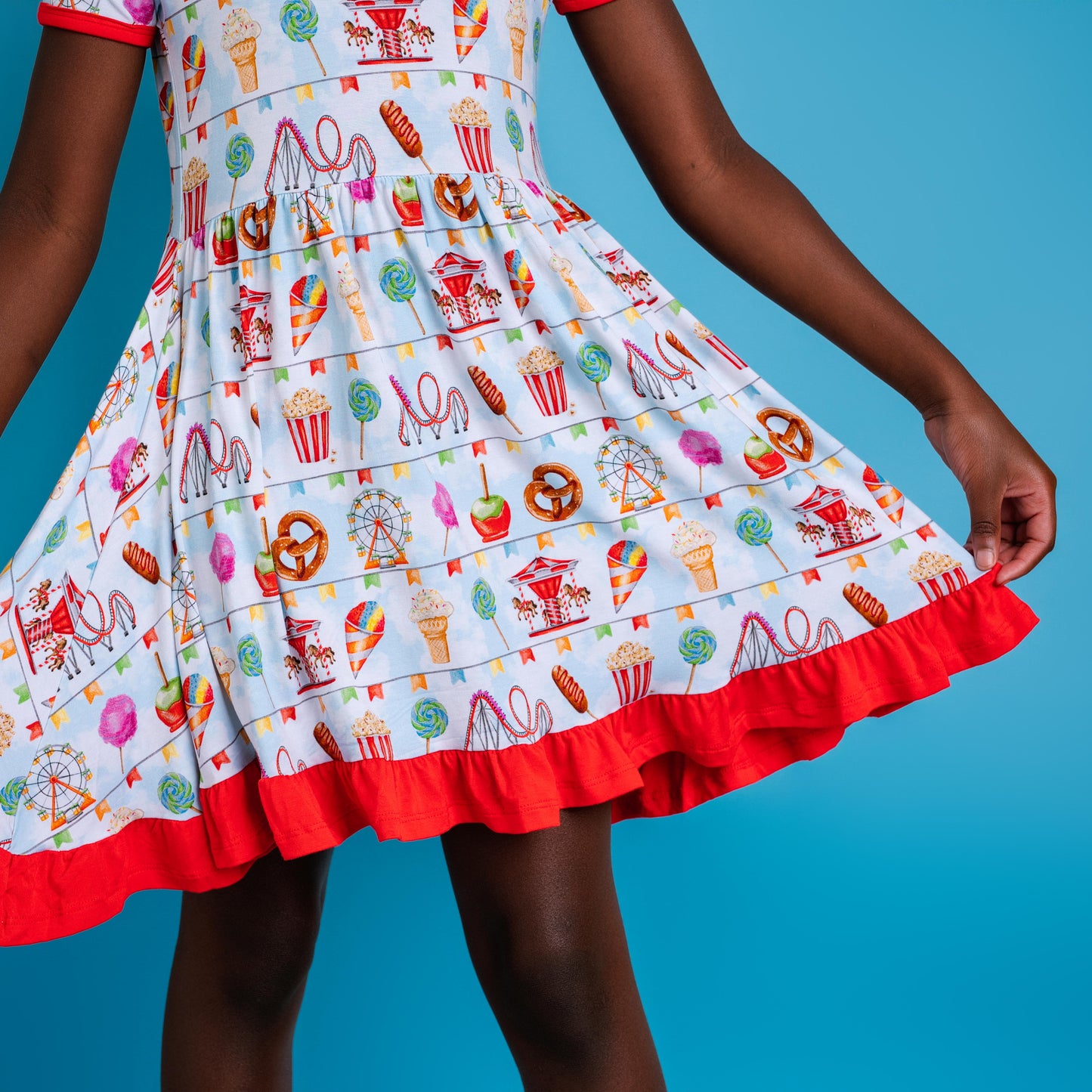 TAKE ME TO THE FAIR | GIRLS TWIRL DRESS | READY TO SHIP