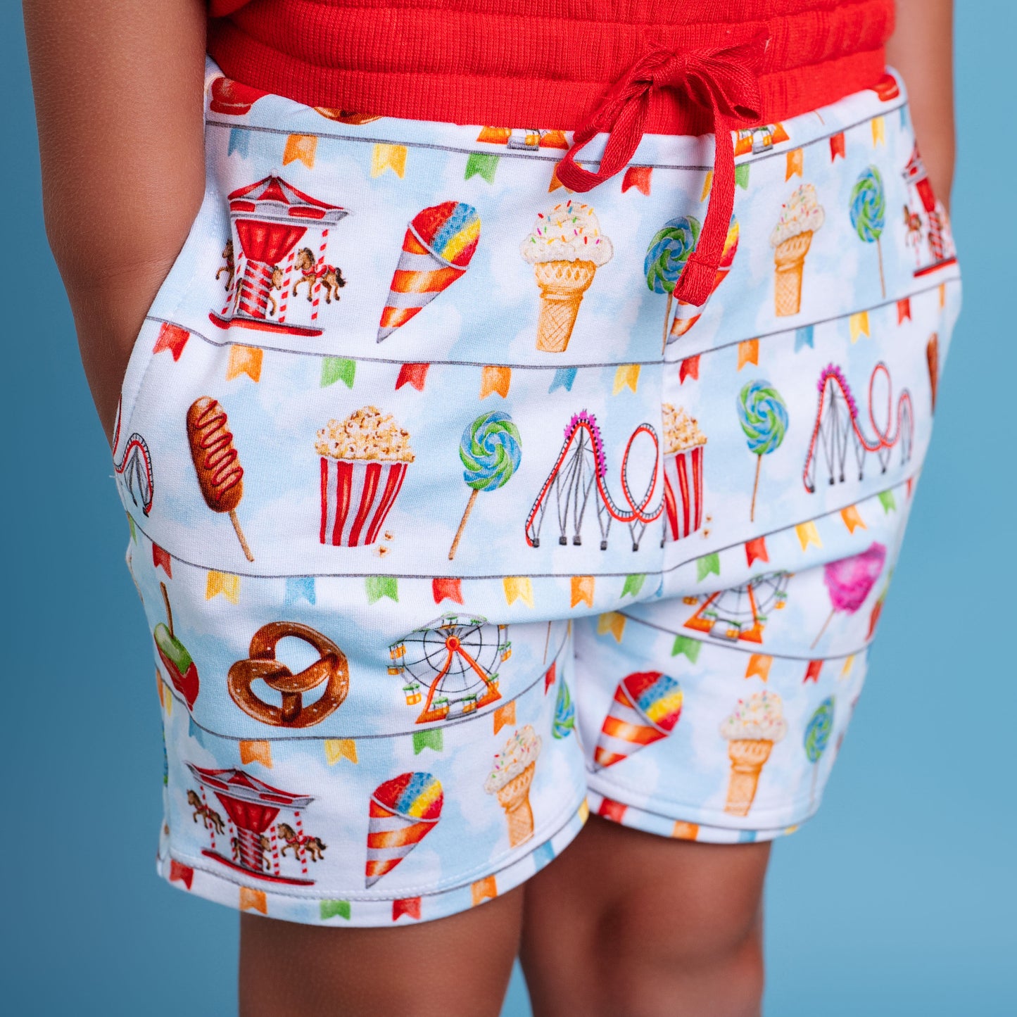 TAKE ME TO THE FAIR | DAYWEAR TERRY TEE + SHORTS SET | READY TO SHIP