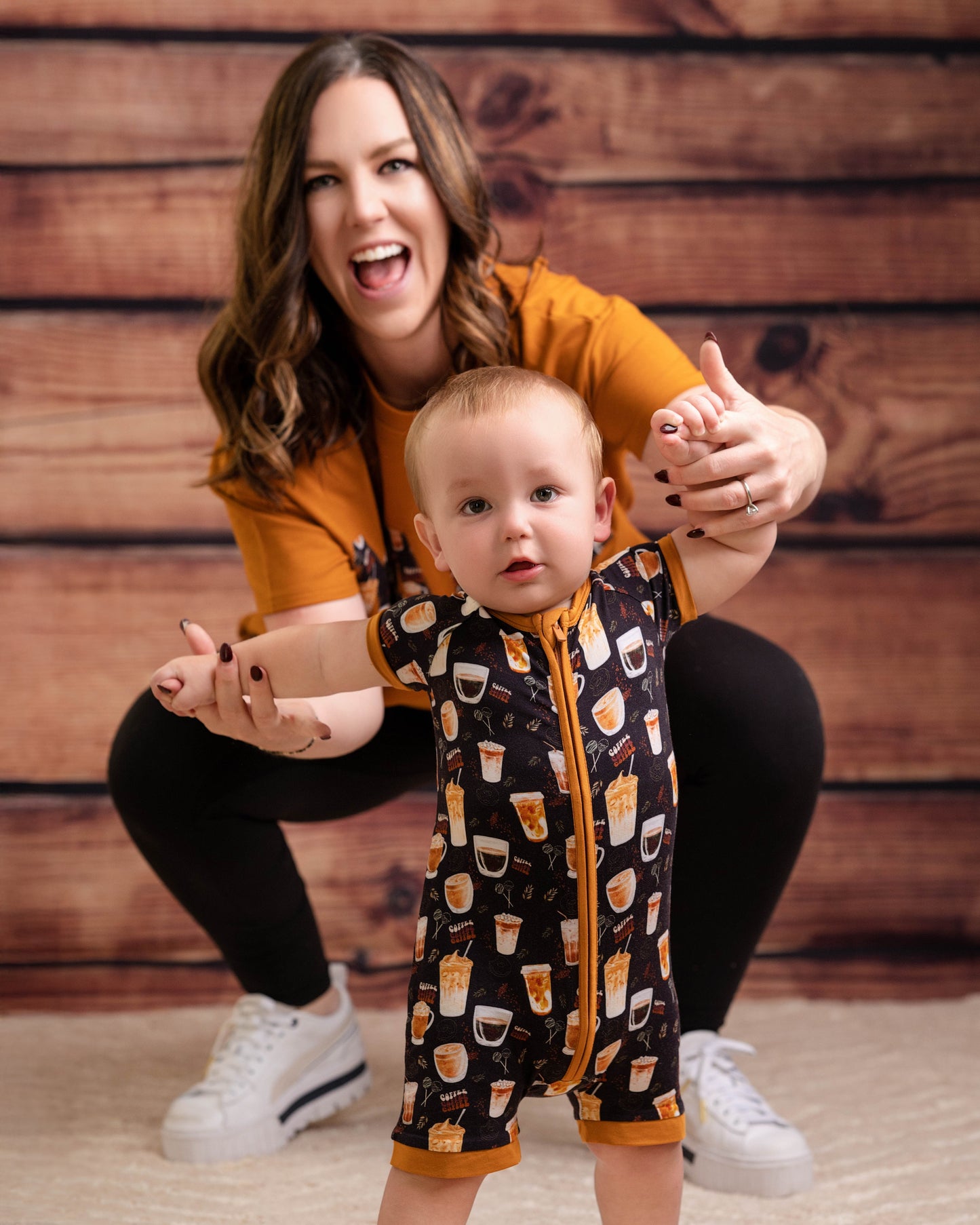 LOVELY BREWS | Shortie Romper | READY TO SHIP