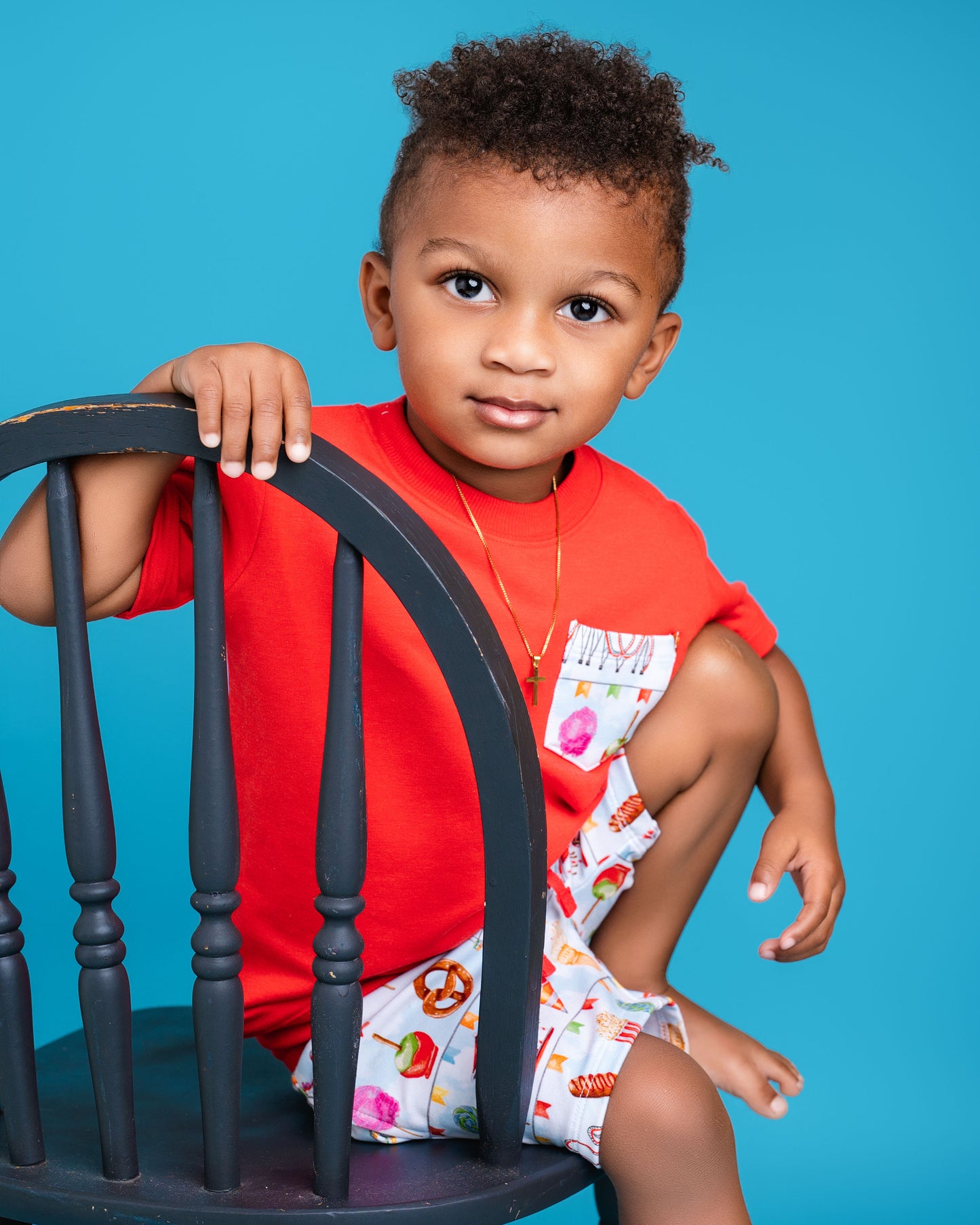 TAKE ME TO THE FAIR | DAYWEAR TERRY TEE + SHORTS SET | READY TO SHIP