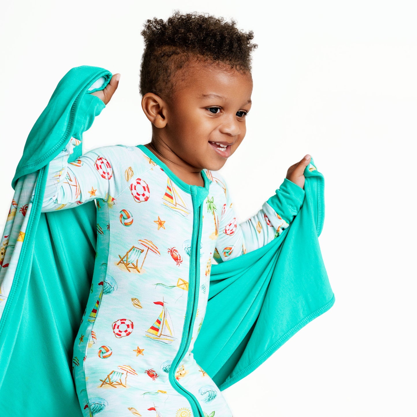 BEACH DAY | Upgraded Convertible Zippy Rompers