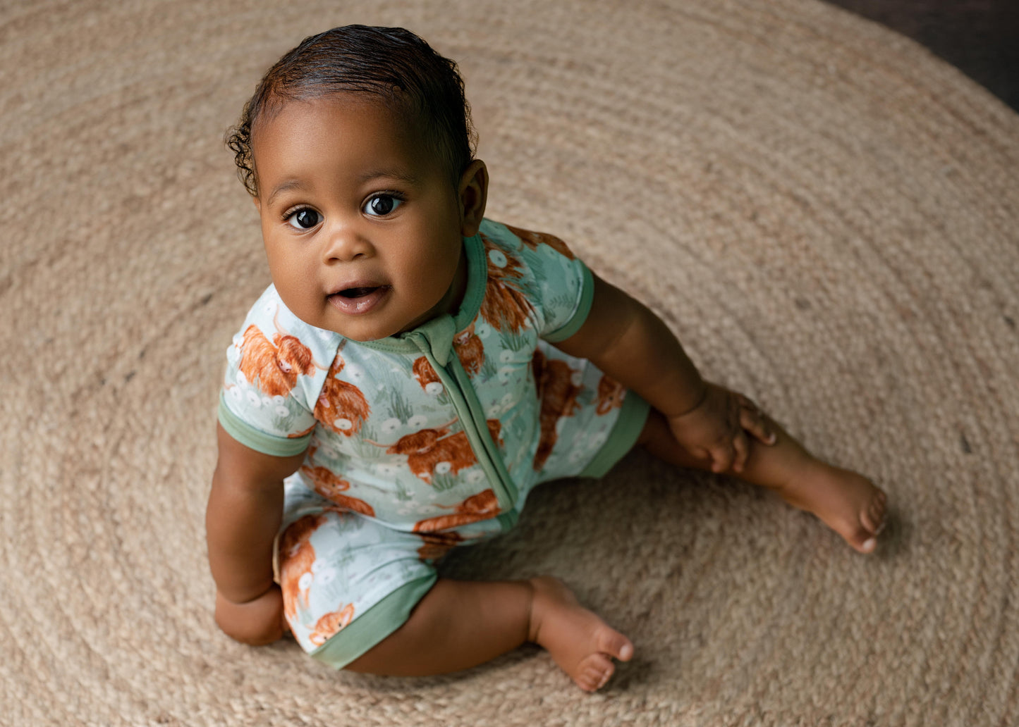 HIGHLAND WISHES | Shortie Romper | READY TO SHIP