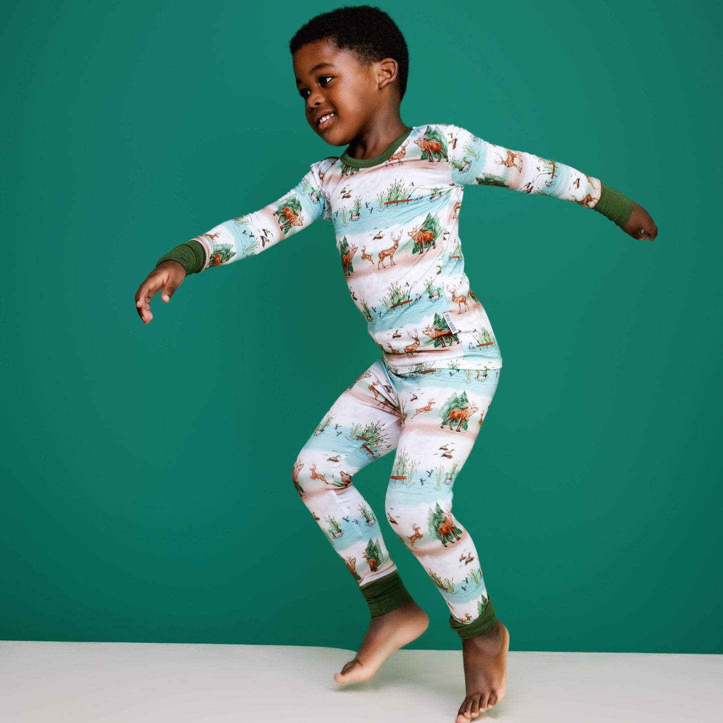 BACKWOODS BUDDIES | Kid's LONG SLEEVED Two Piece Bamboo Sets | READY TO SHIP