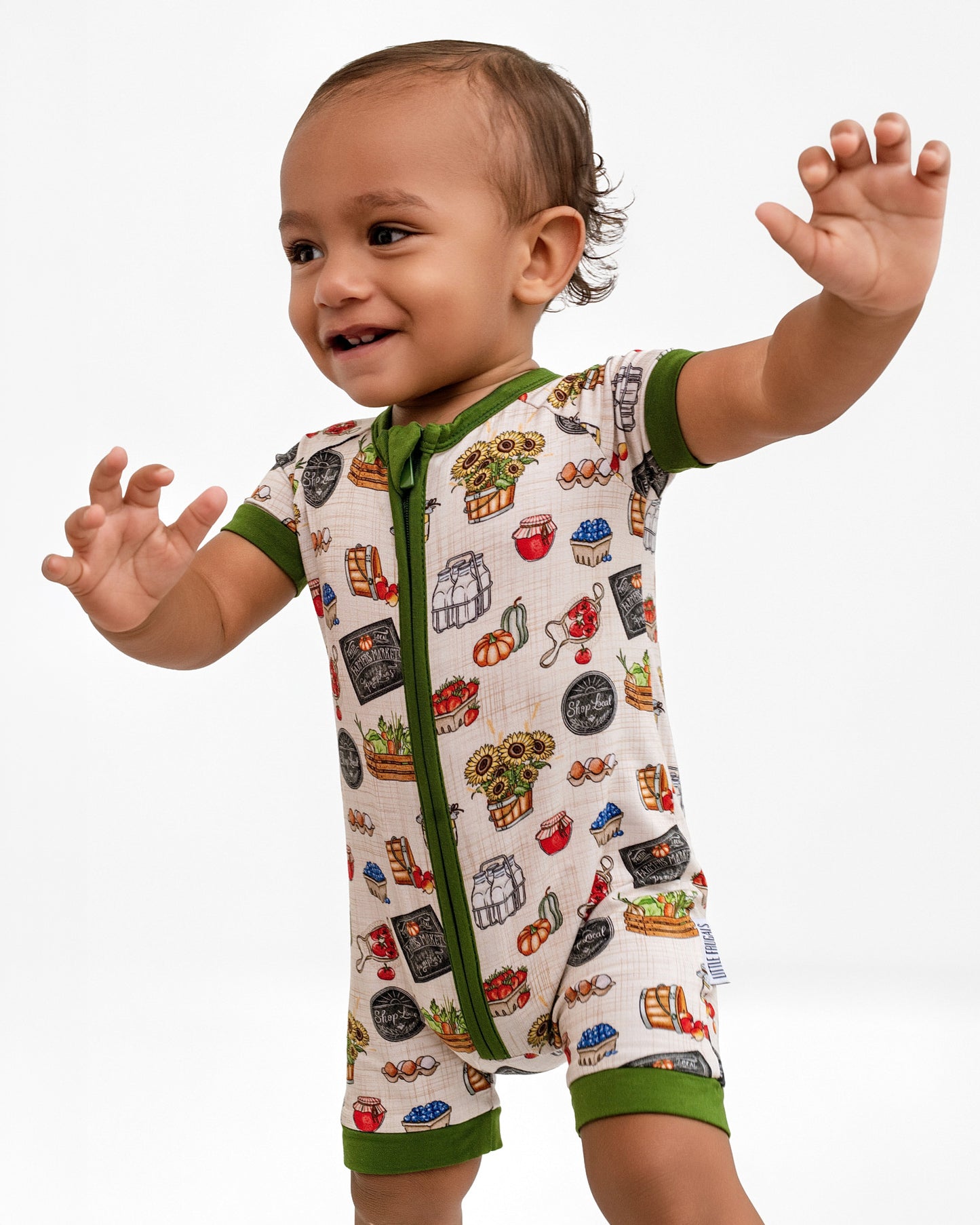 LOCALLY GROWN | SHORTIE ROMPER | READY TO SHIP