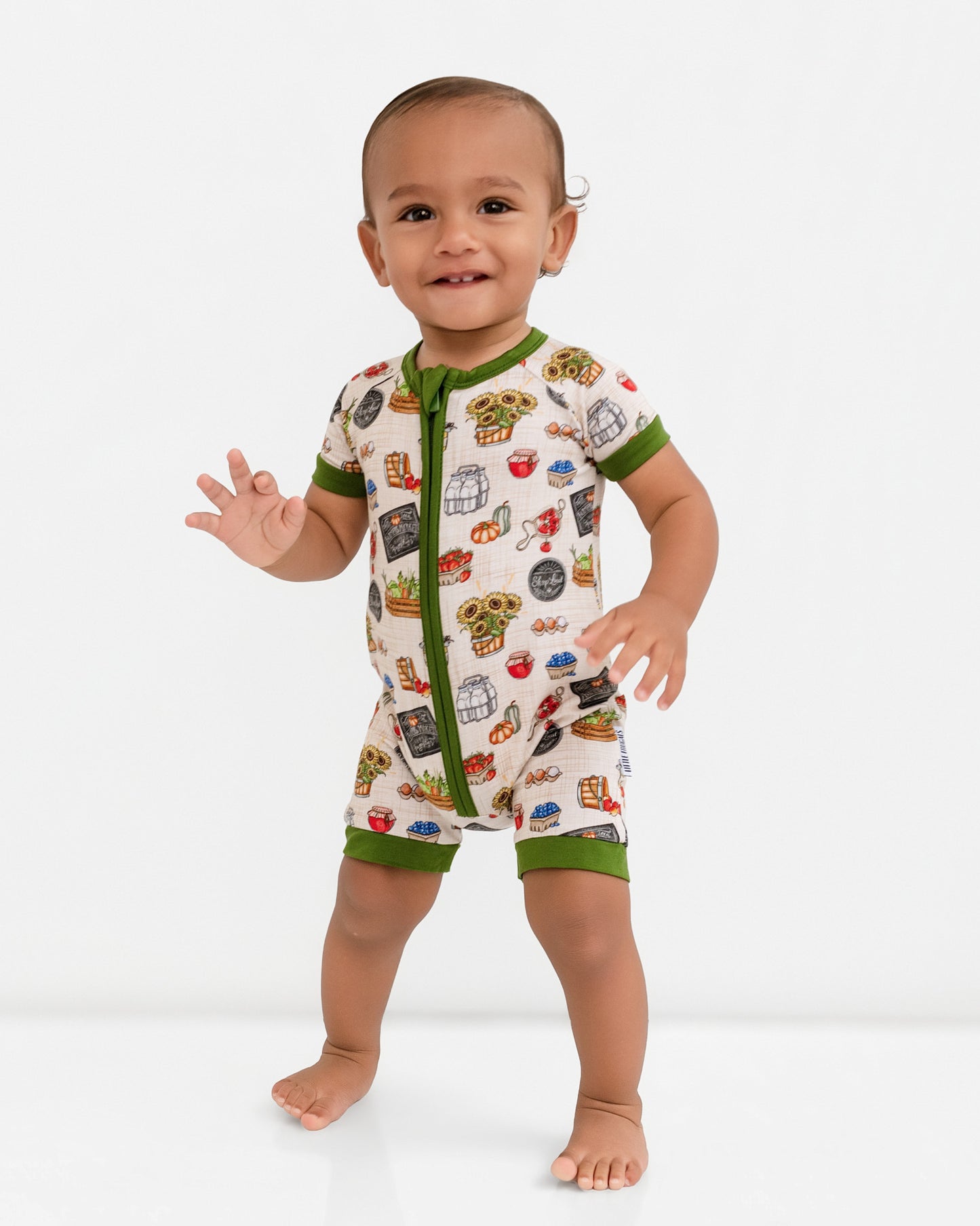 LOCALLY GROWN | SHORTIE ROMPER | READY TO SHIP