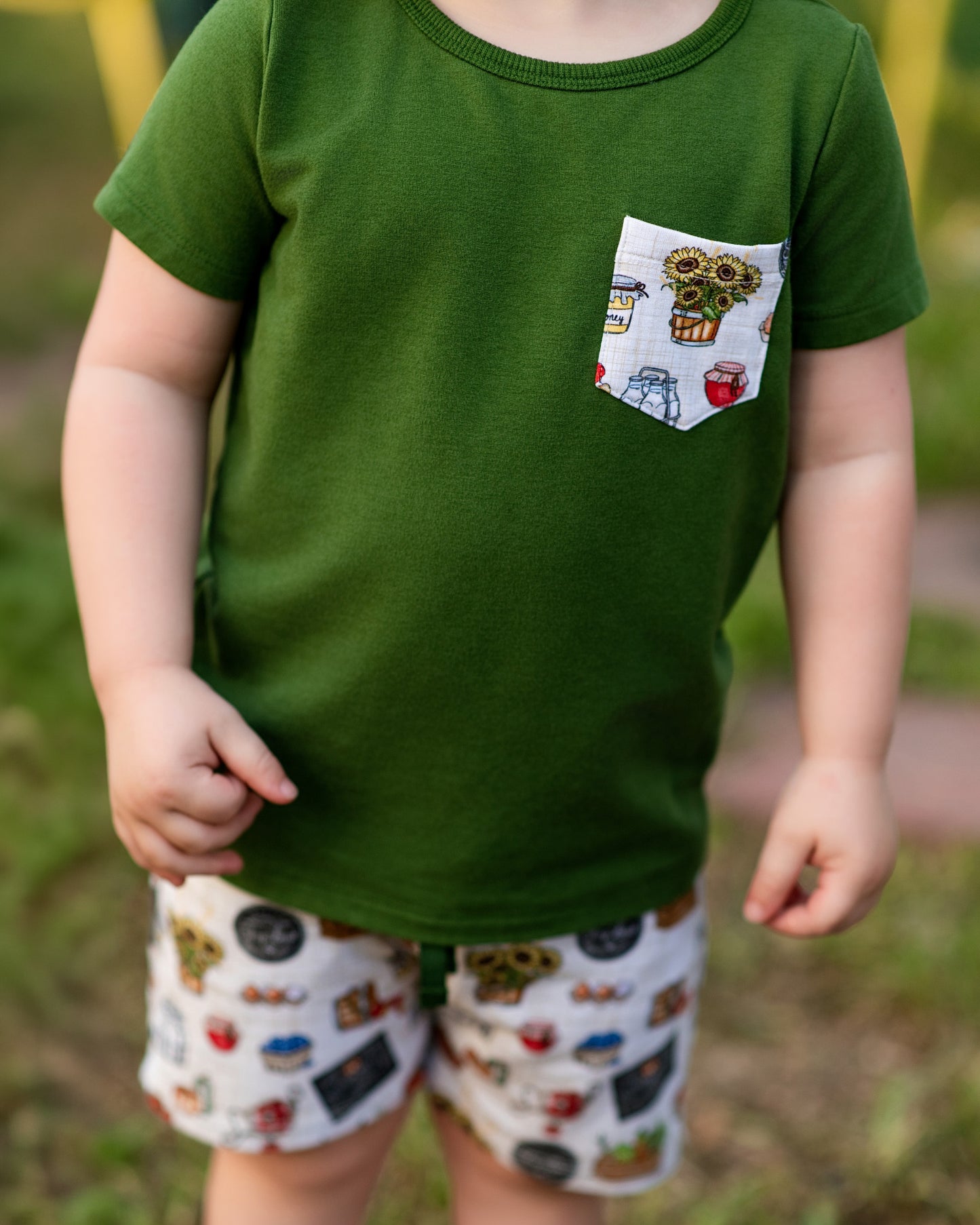 LOCALLY GROWN | DAYWEAR TERRY TEE + SHORTS SET | READY TO SHIP