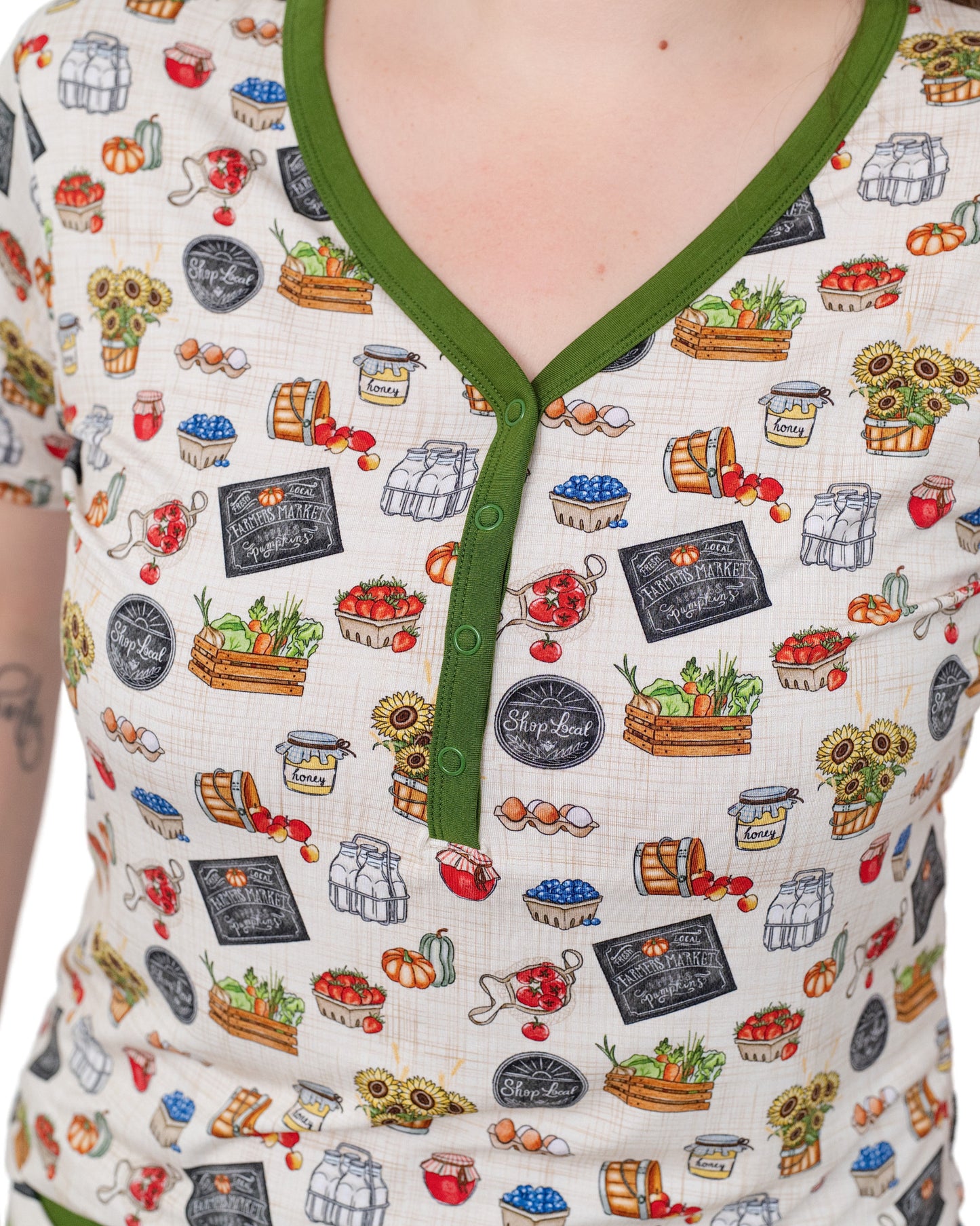 LOCALLY GROWN | WOMEN'S SHORT SLEEVED SHIRT + JOGGER SET | READY TO SHIP