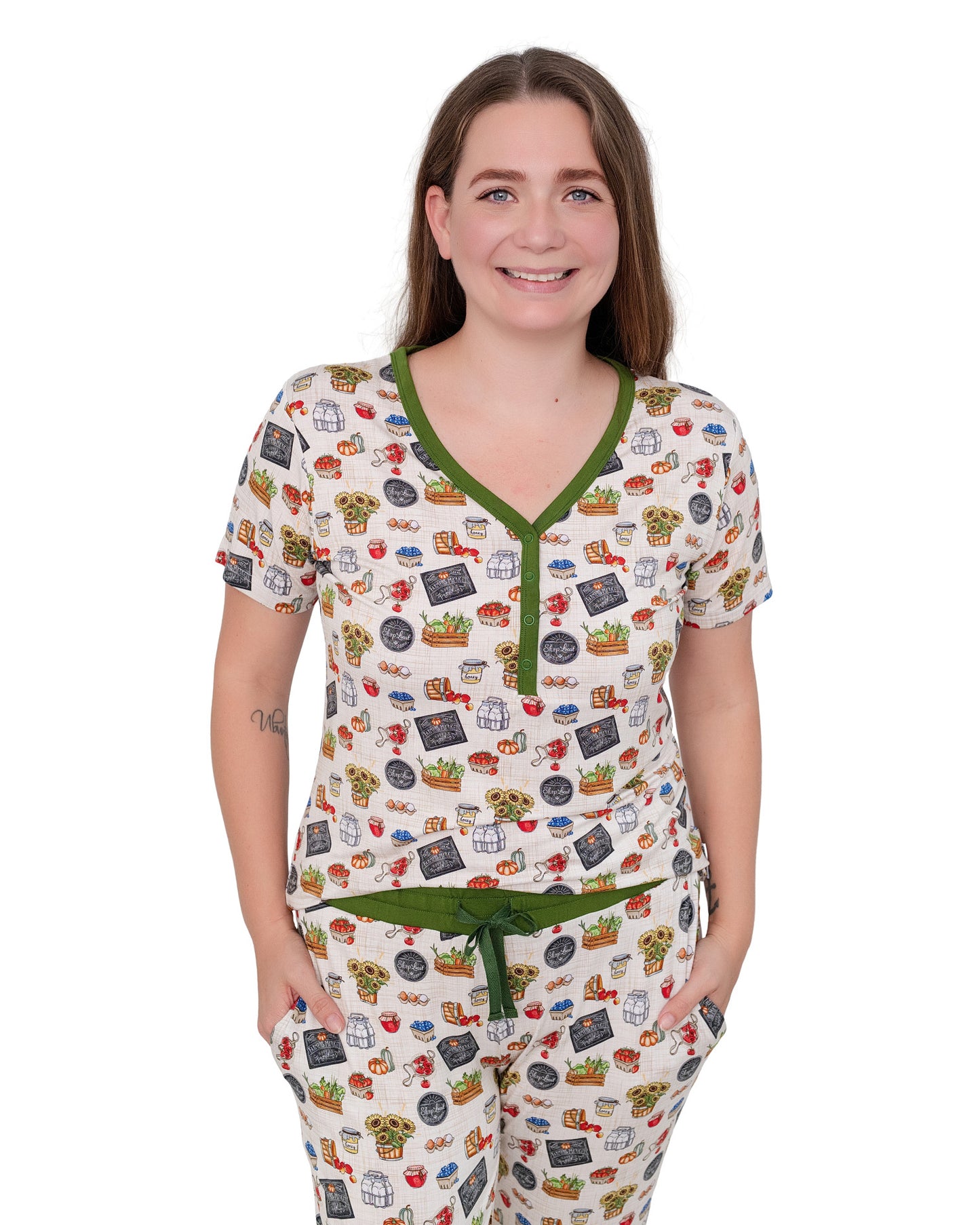 LOCALLY GROWN | WOMEN'S SHORT SLEEVED SHIRT + JOGGER SET | READY TO SHIP