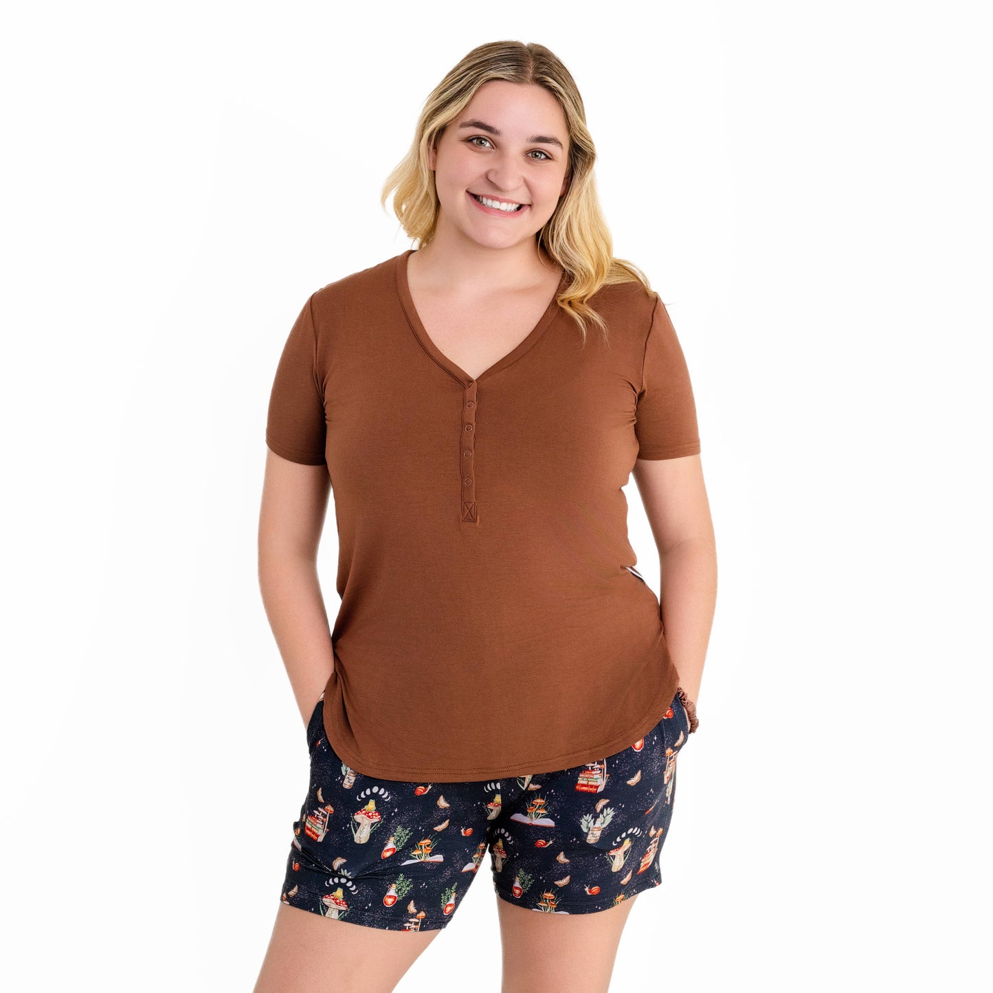COTTAGECORE MUSHROOMS | Women's Shorts Set