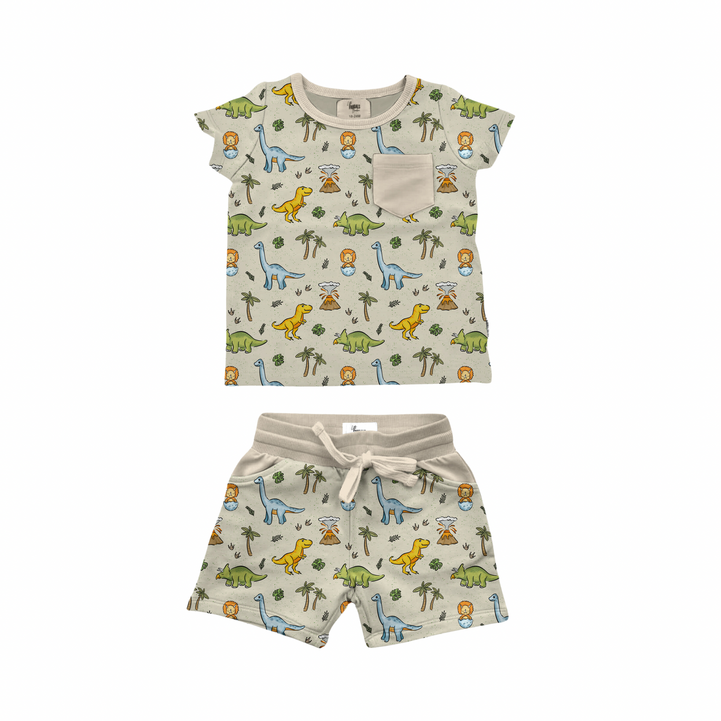 PREHISTORIC PARADISE | DAYWEAR TERRY TEE + SHORTS SET | ETA MID-LATE JULY