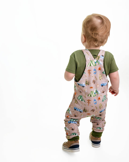 CAMPING | OVERALL SET WITH TEE | READY TO SHIP