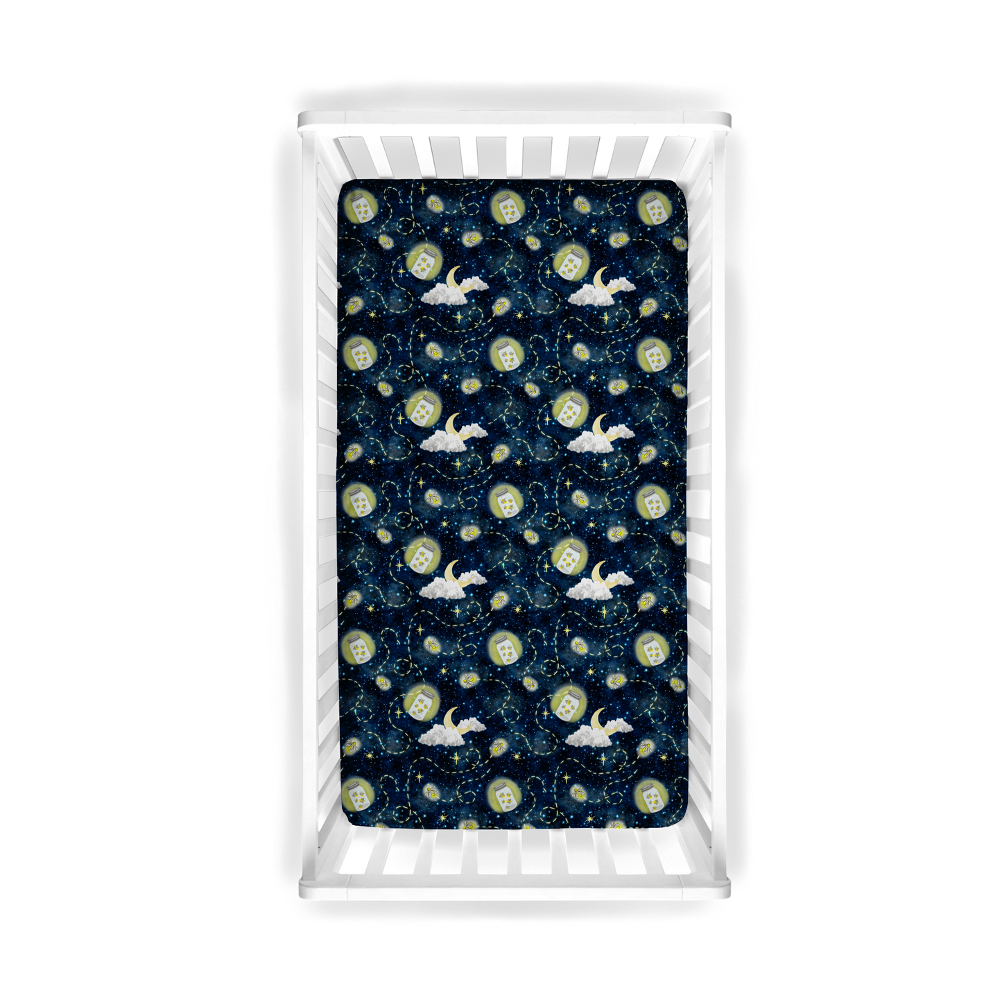 NOSTALGIC NIGHTS | FIREFLIES | STANDARD CRIB SHEETS | READY TO SHIP