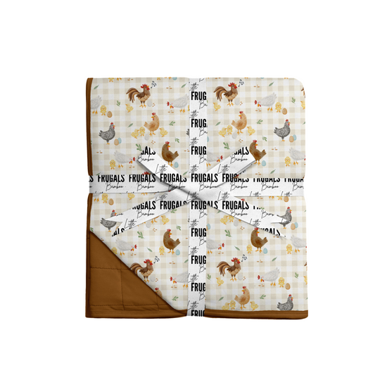 BACKYARD CHICKENS | Double Sided Blankets | READY TO SHIP
