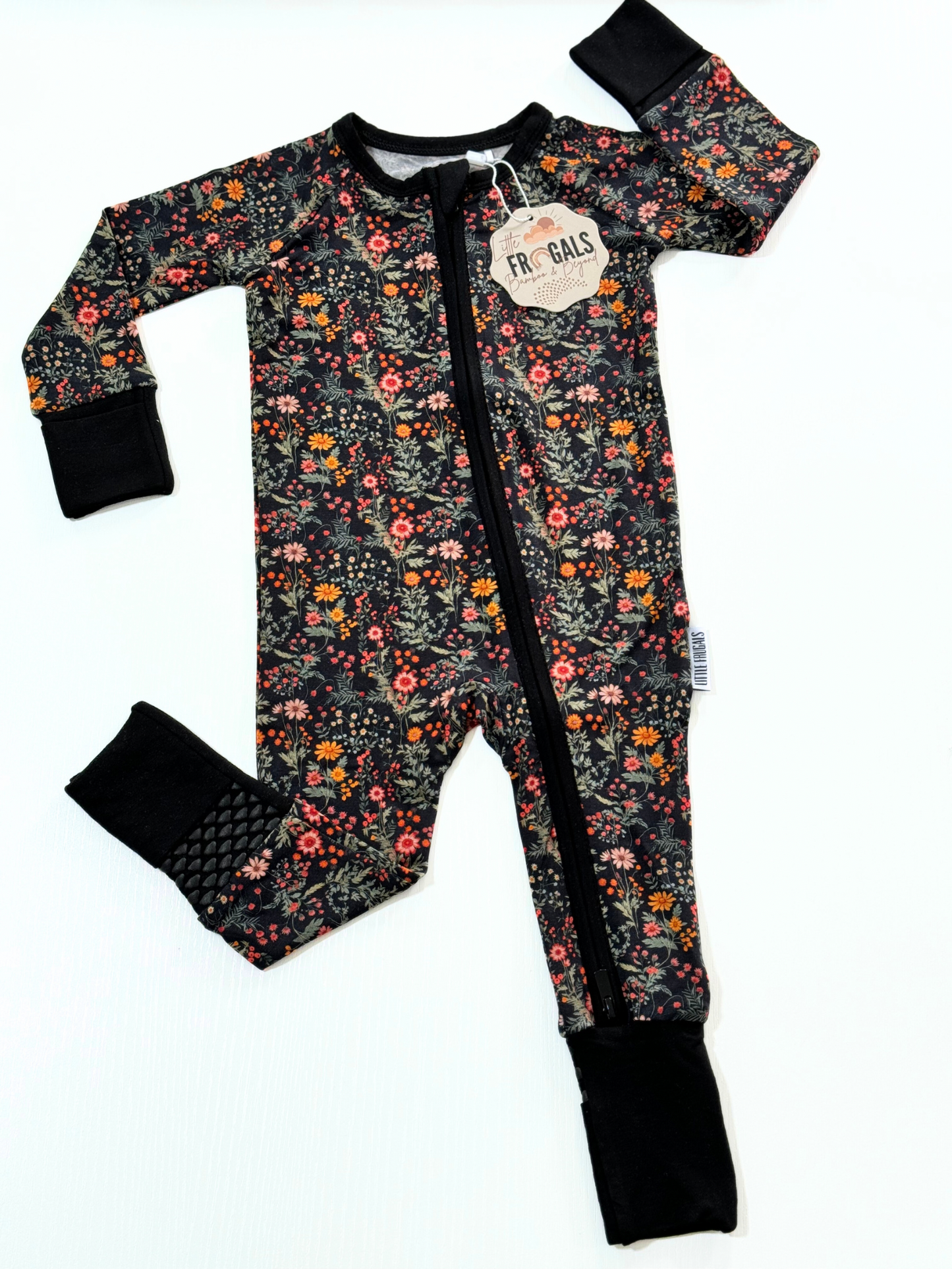 WILDFLOWERS | Convertible Double Zip Bamboo Rompers | FINAL SALE